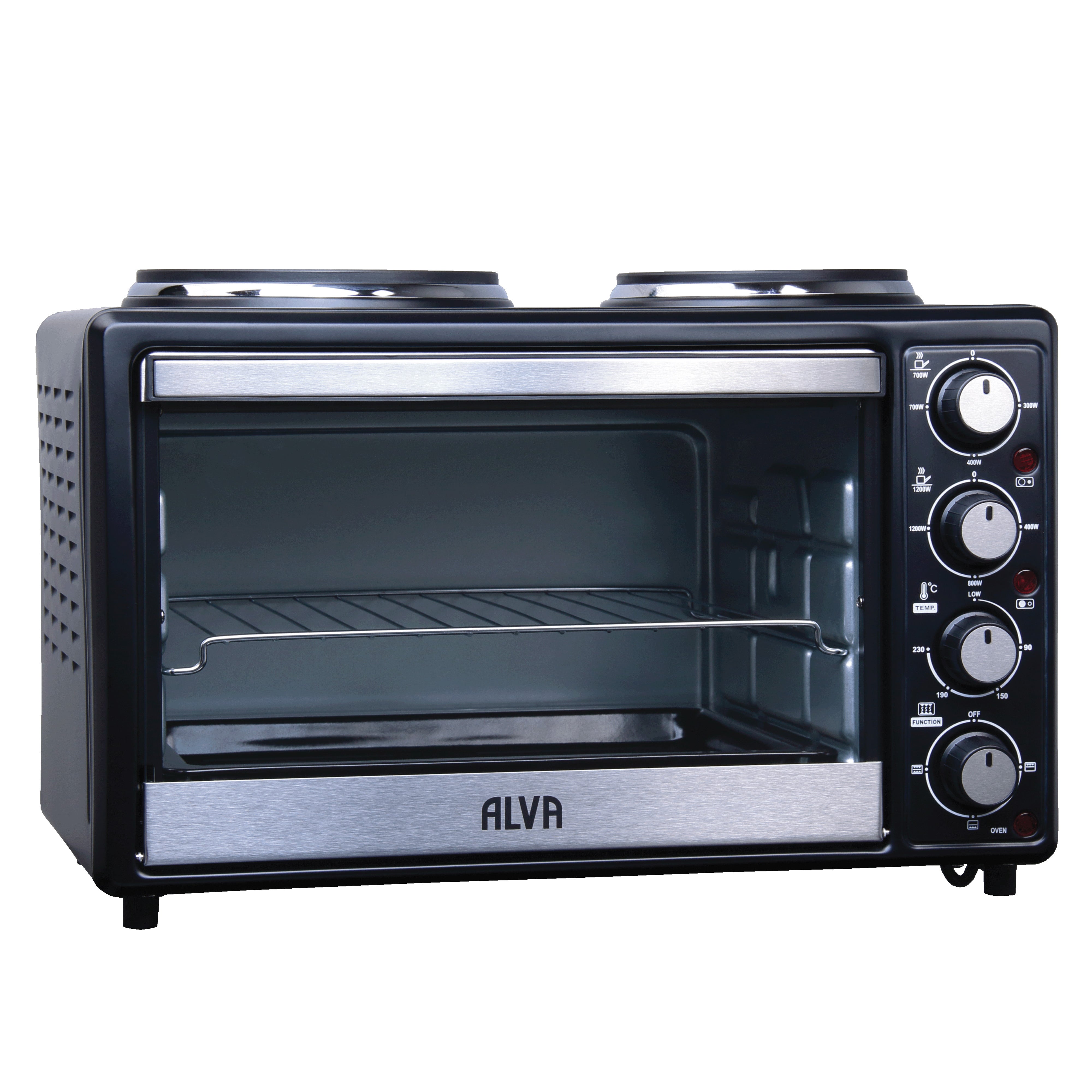 Mini Kitchen - 25L Electric Oven With 2 Plate Stove