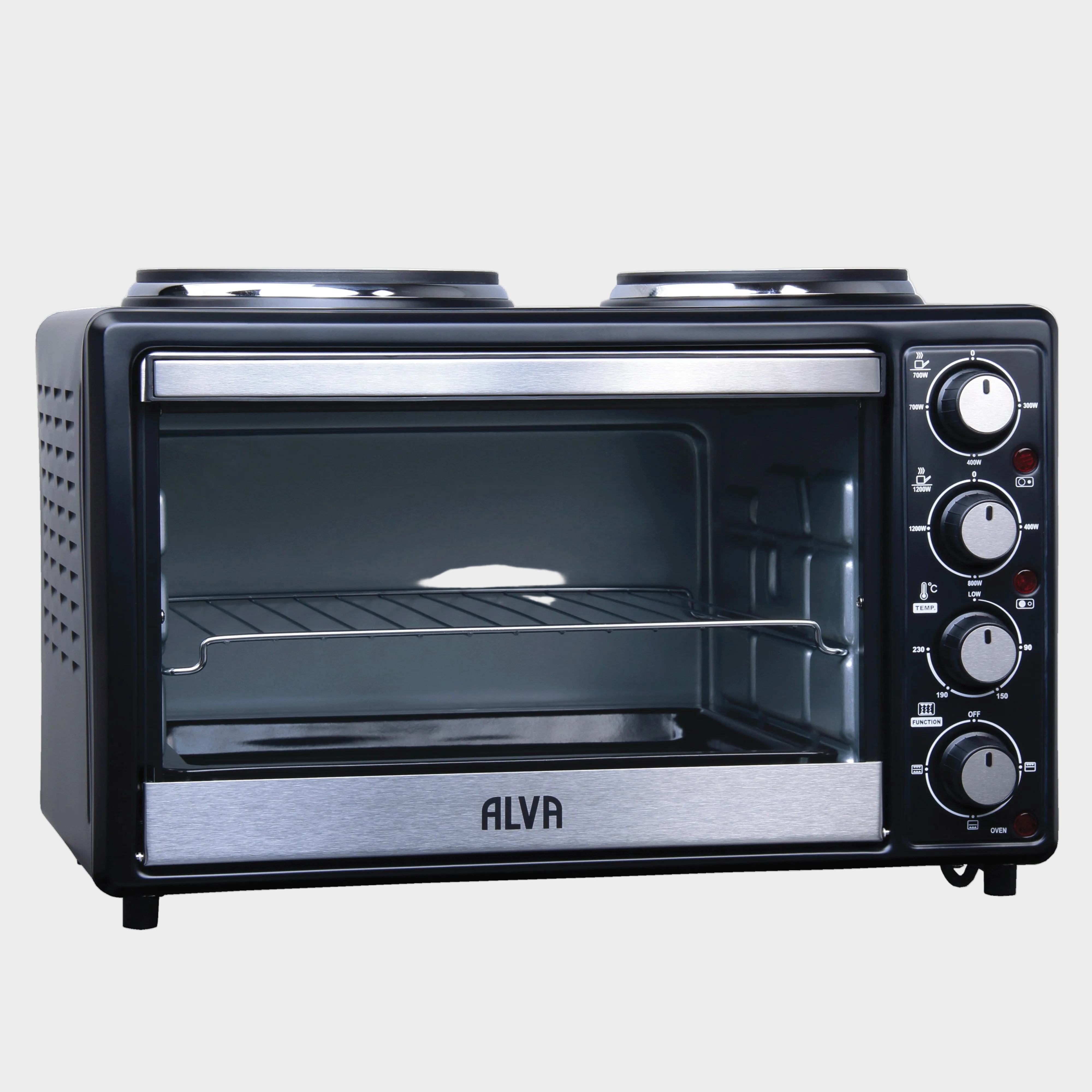 Mini Kitchen - 25L Electric Oven With 2 Plate Stove