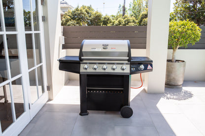 FINESSE 5-BURNER STAINLESS STEEL GAS BBQ WITH SIDE BURNER