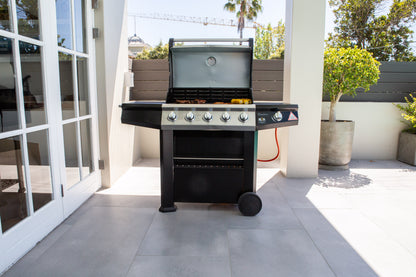 FINESSE 5-BURNER STAINLESS STEEL GAS BBQ WITH SIDE BURNER