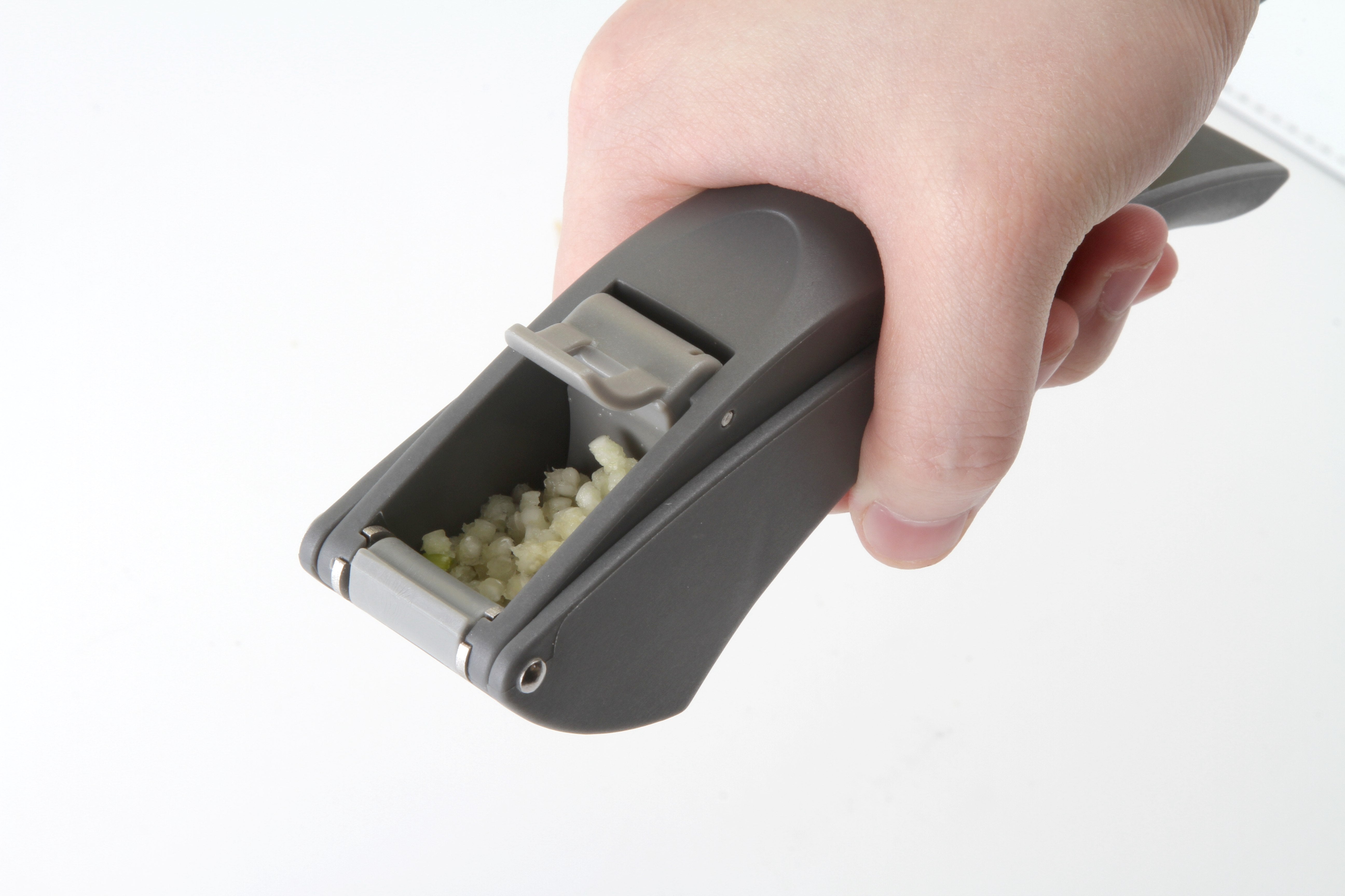 Fresh Choice Nylon Tabletop Garlic Press | No-Peel Garlic Crusher