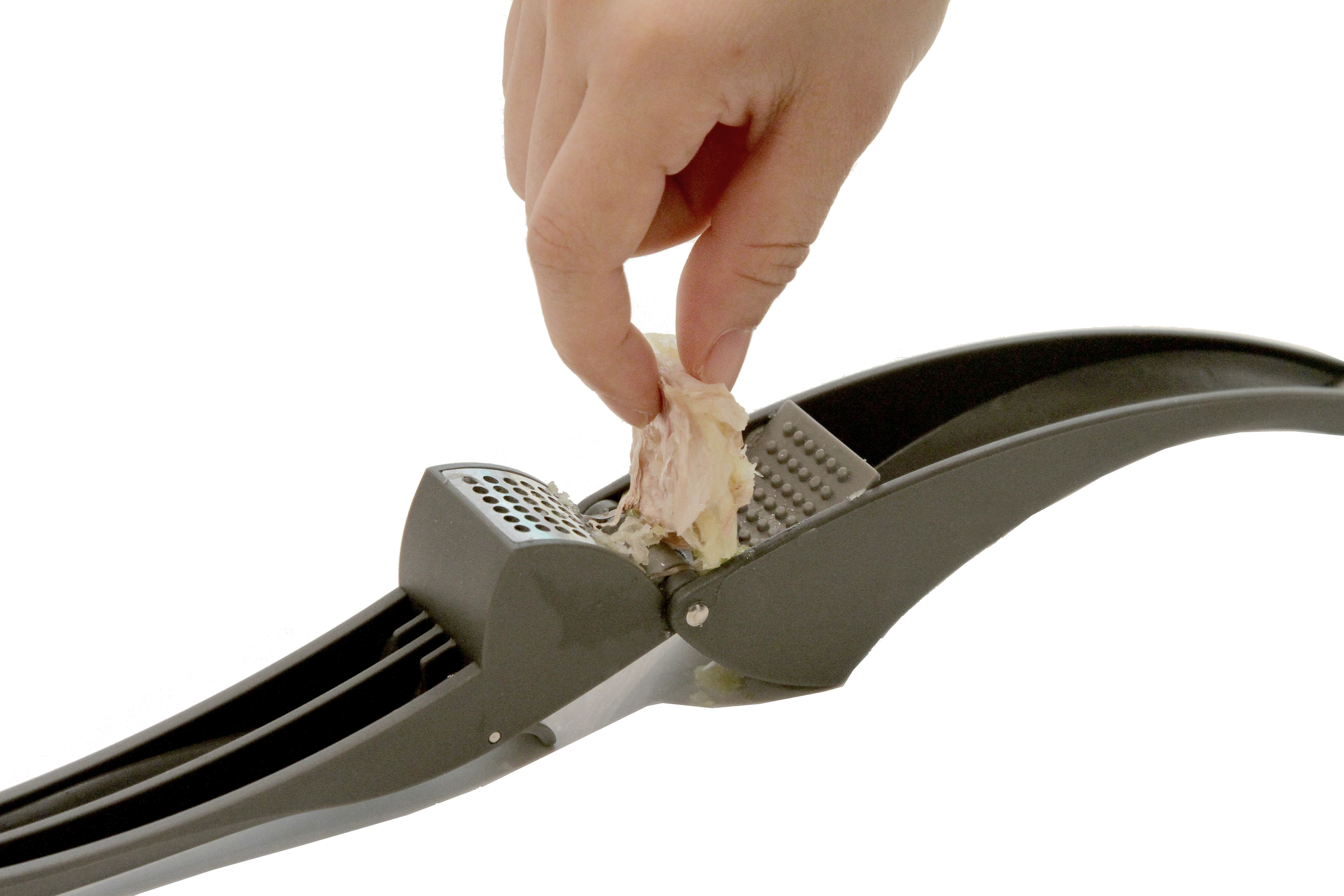 Fresh Choice Nylon Tabletop Garlic Press | No-Peel Garlic Crusher