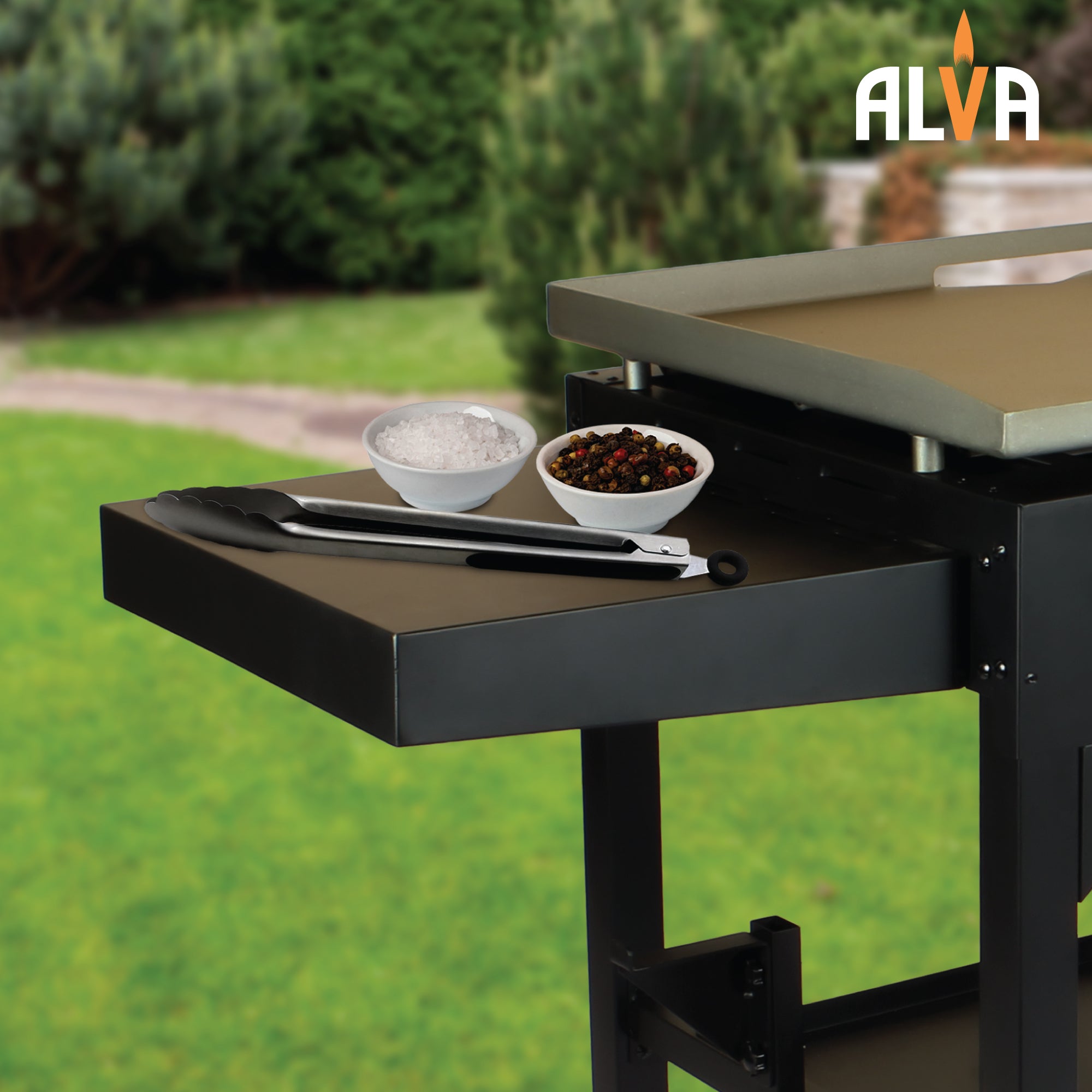 Olympus 2-Burner Gas Griddle BBQ Station