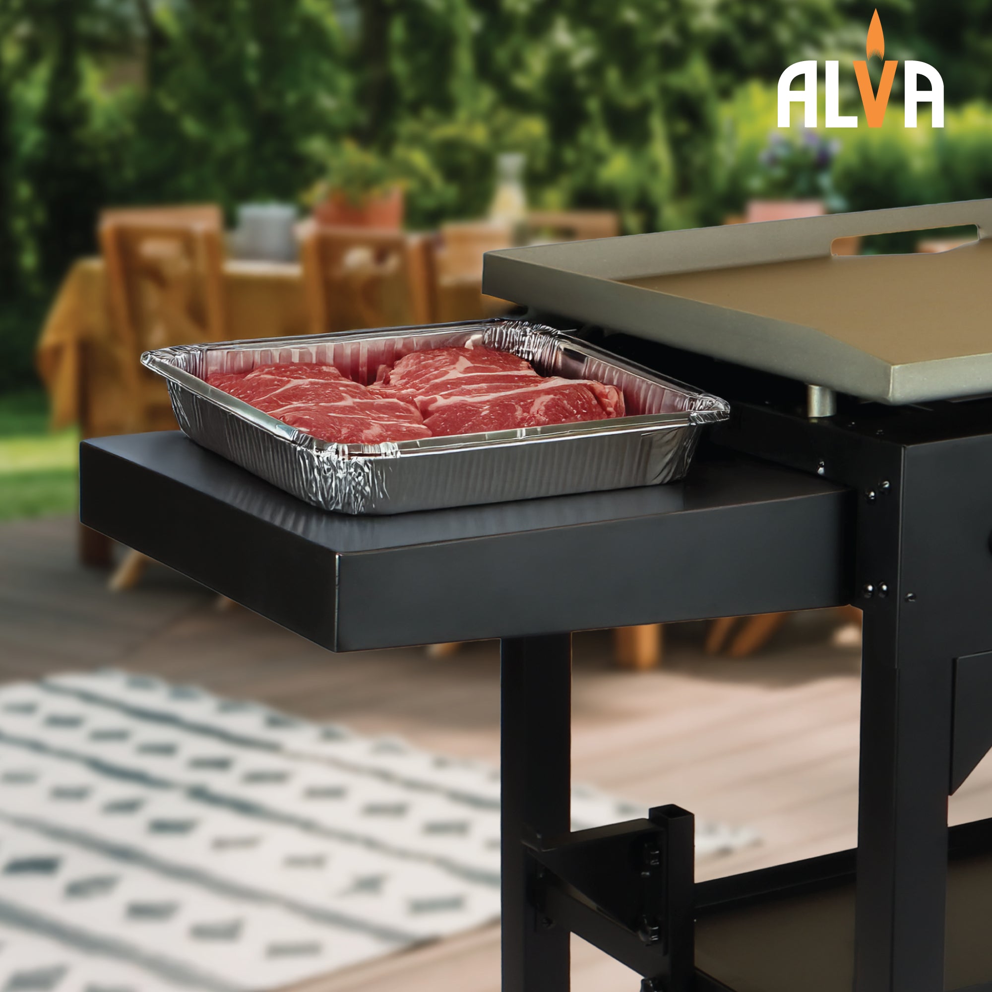 Fuji 4-Burner Gas Griddle BBQ Station