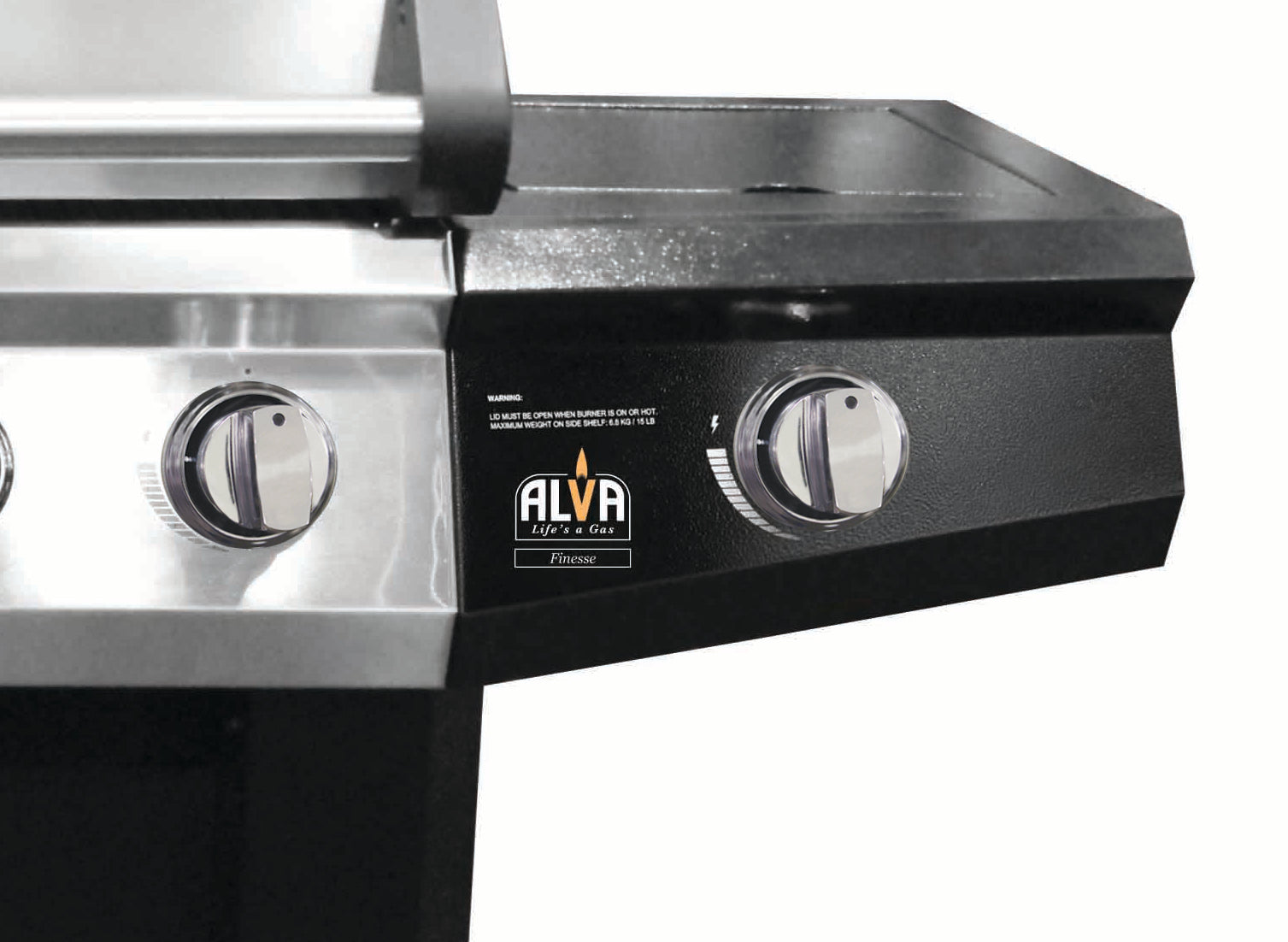 Finesse 5-Burner Stainless Steel Gas BBQ With Side Burner