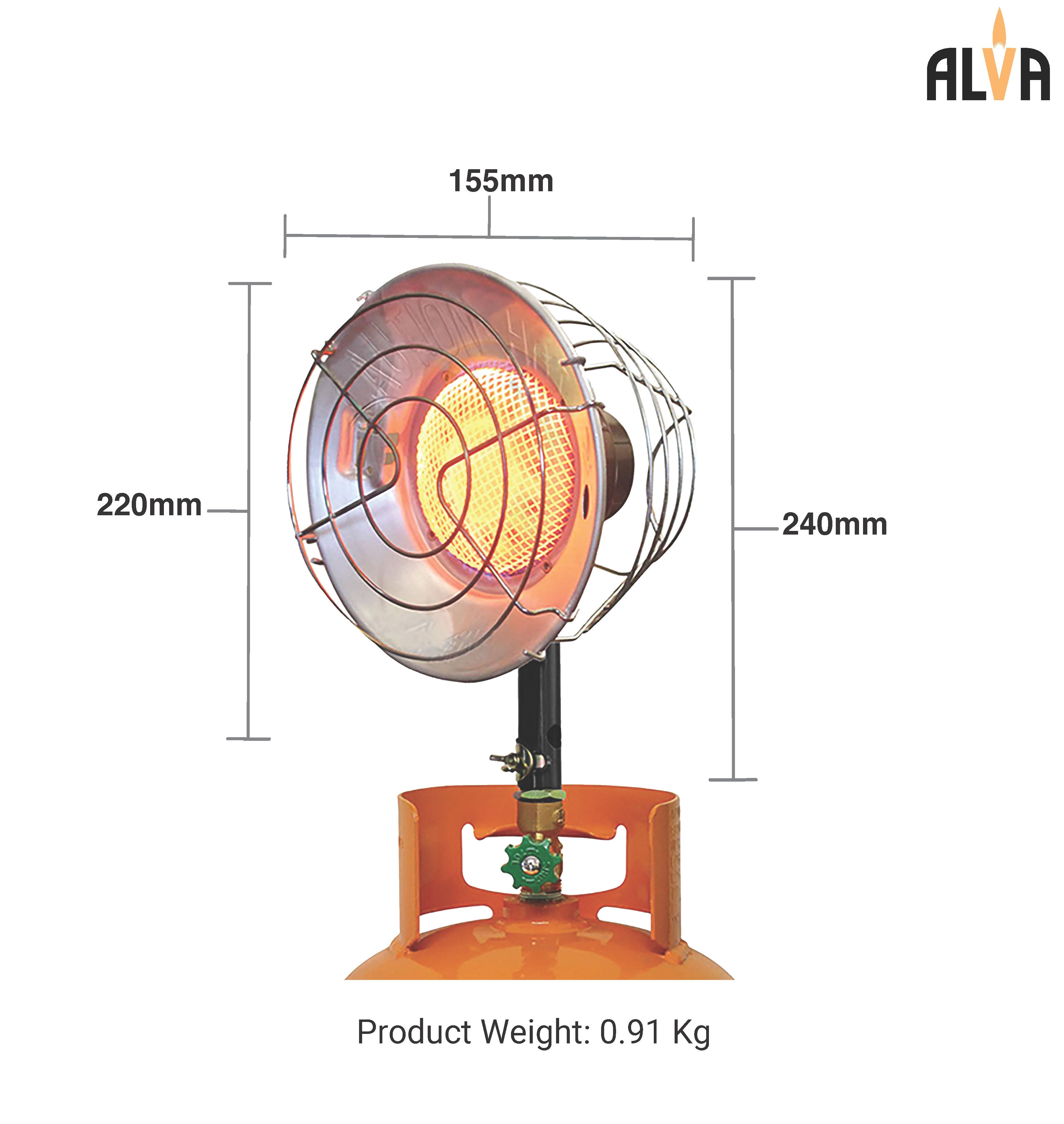 Infrared Tank Top Gas Heater