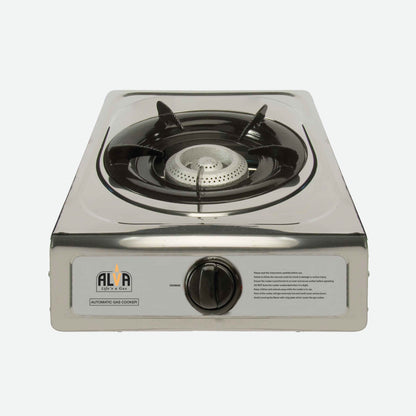 SINGLE BURNER STAINLESS STEEL GAS STOVE