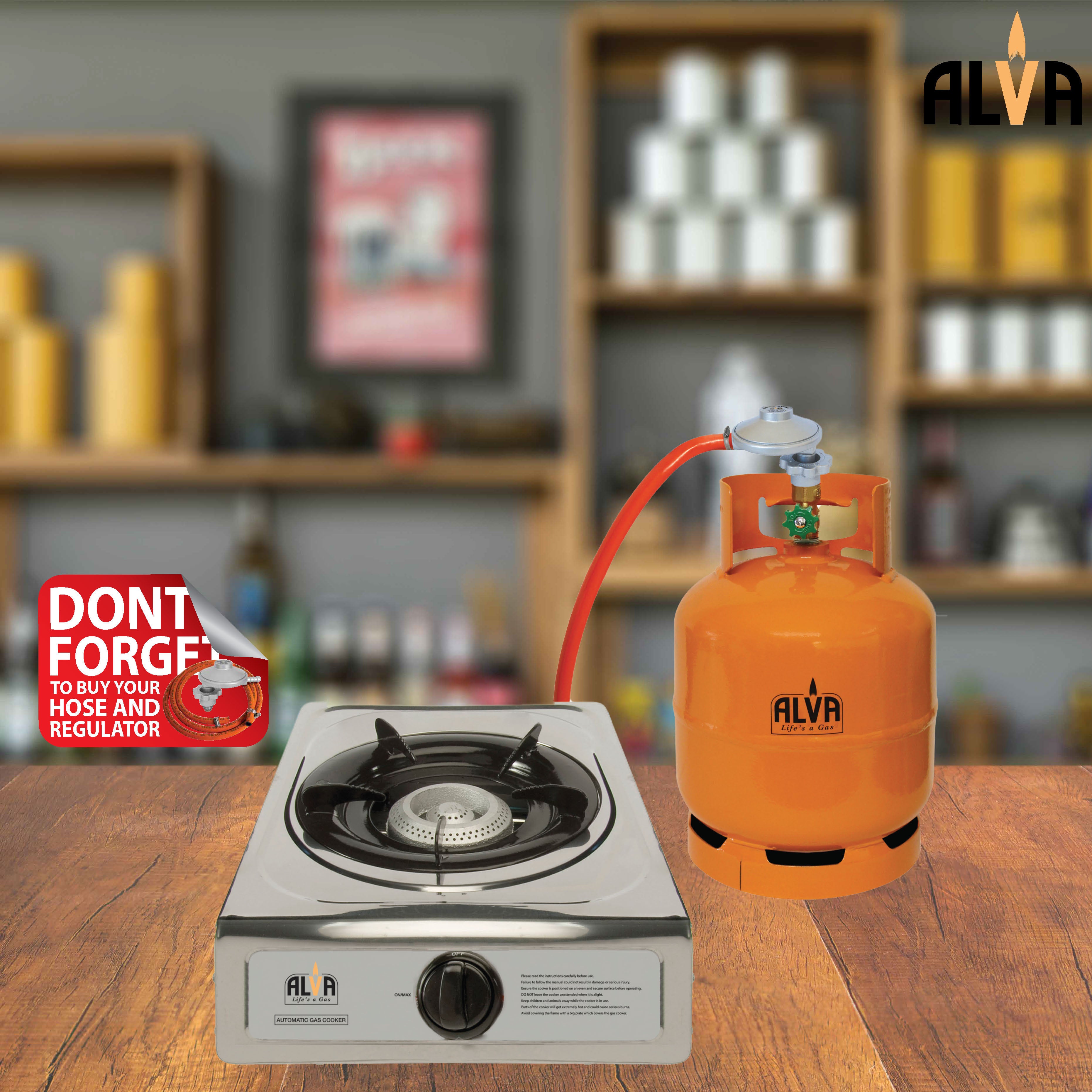 Single Burner Stainless Steel Gas Stove