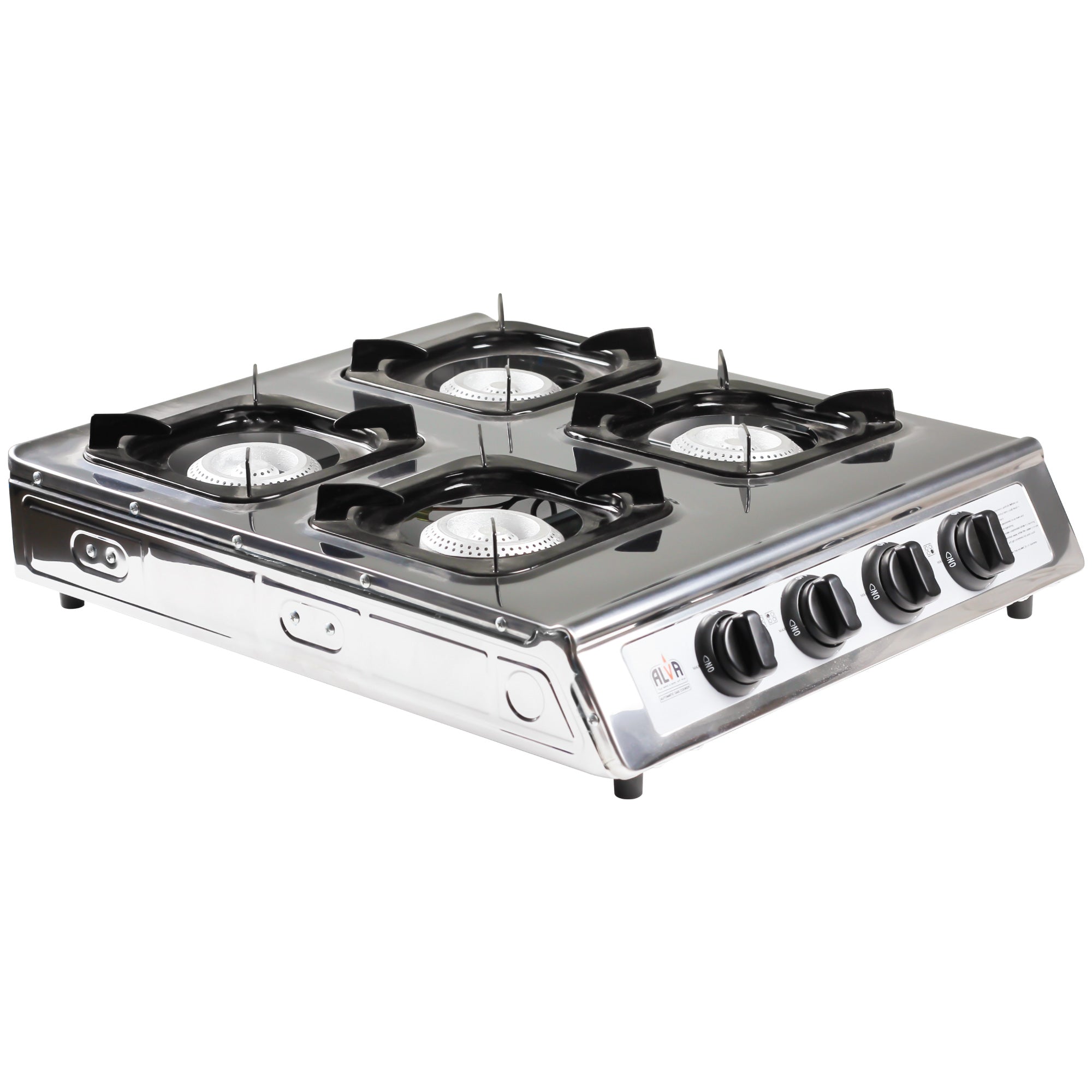 4-Burner Stainless Steel Gas Stove