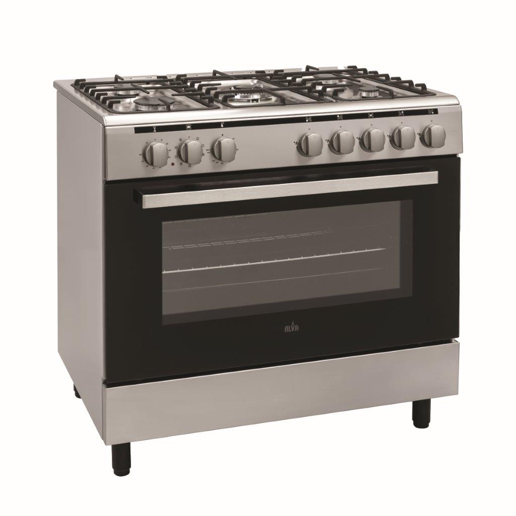 5-Burner Freestanding Gas Electric Cooker Combo (Oven / Stove)