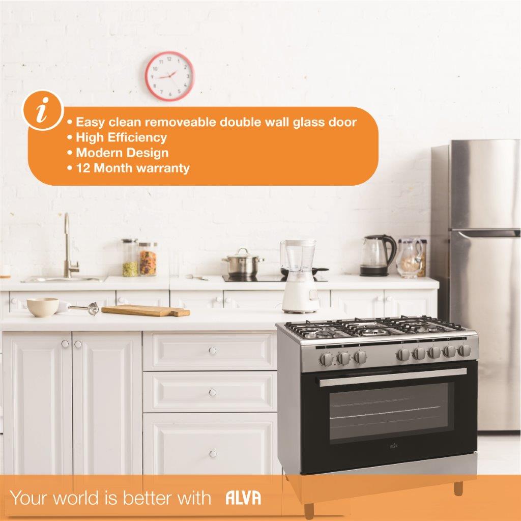 5-Burner Freestanding Gas Electric Cooker Combo (Oven / Stove)