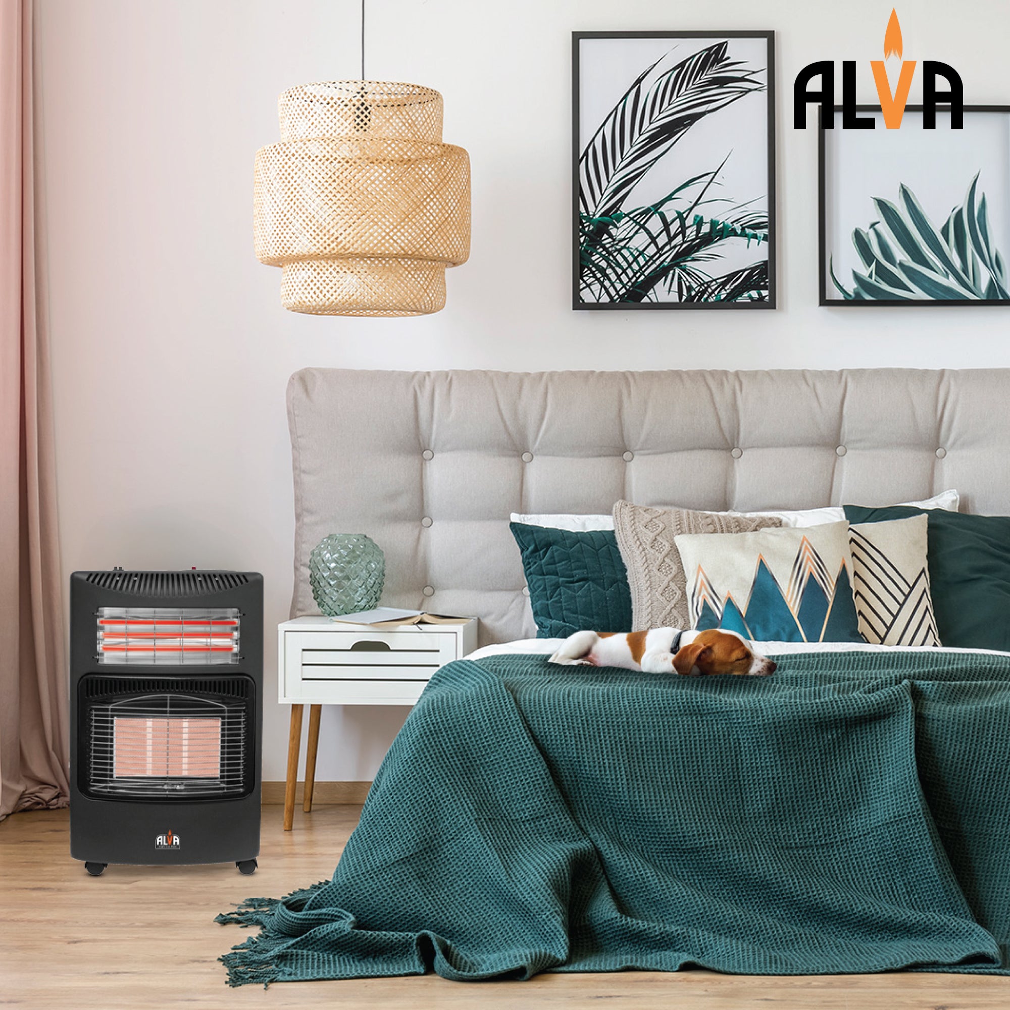 Infrared Radiant Gas & Electric Dual Indoor Heater