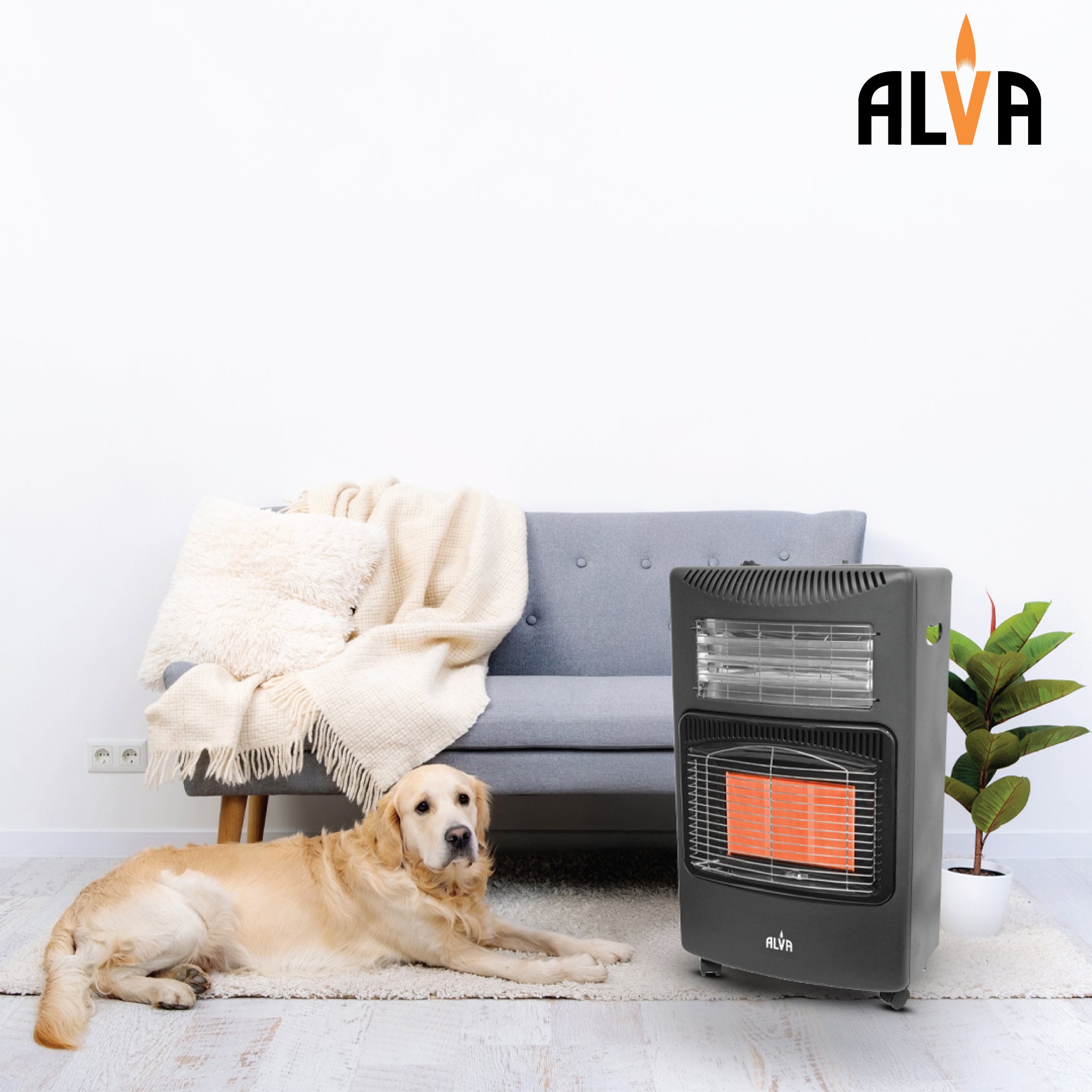 Infrared Radiant Gas & Electric Dual Indoor Heater