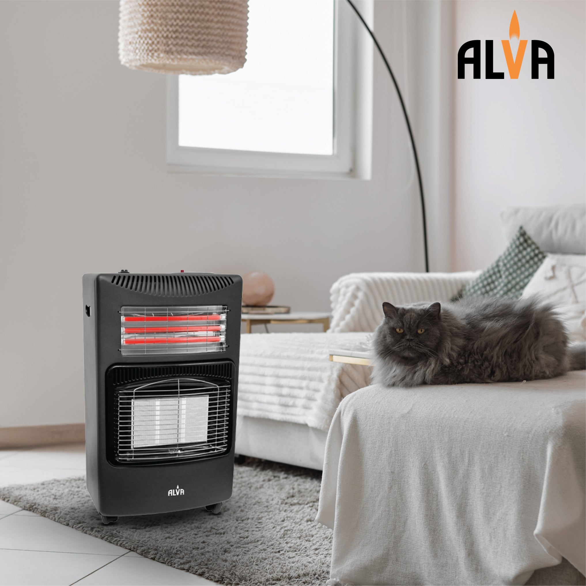 Infrared Radiant Gas & Electric Dual Indoor Heater