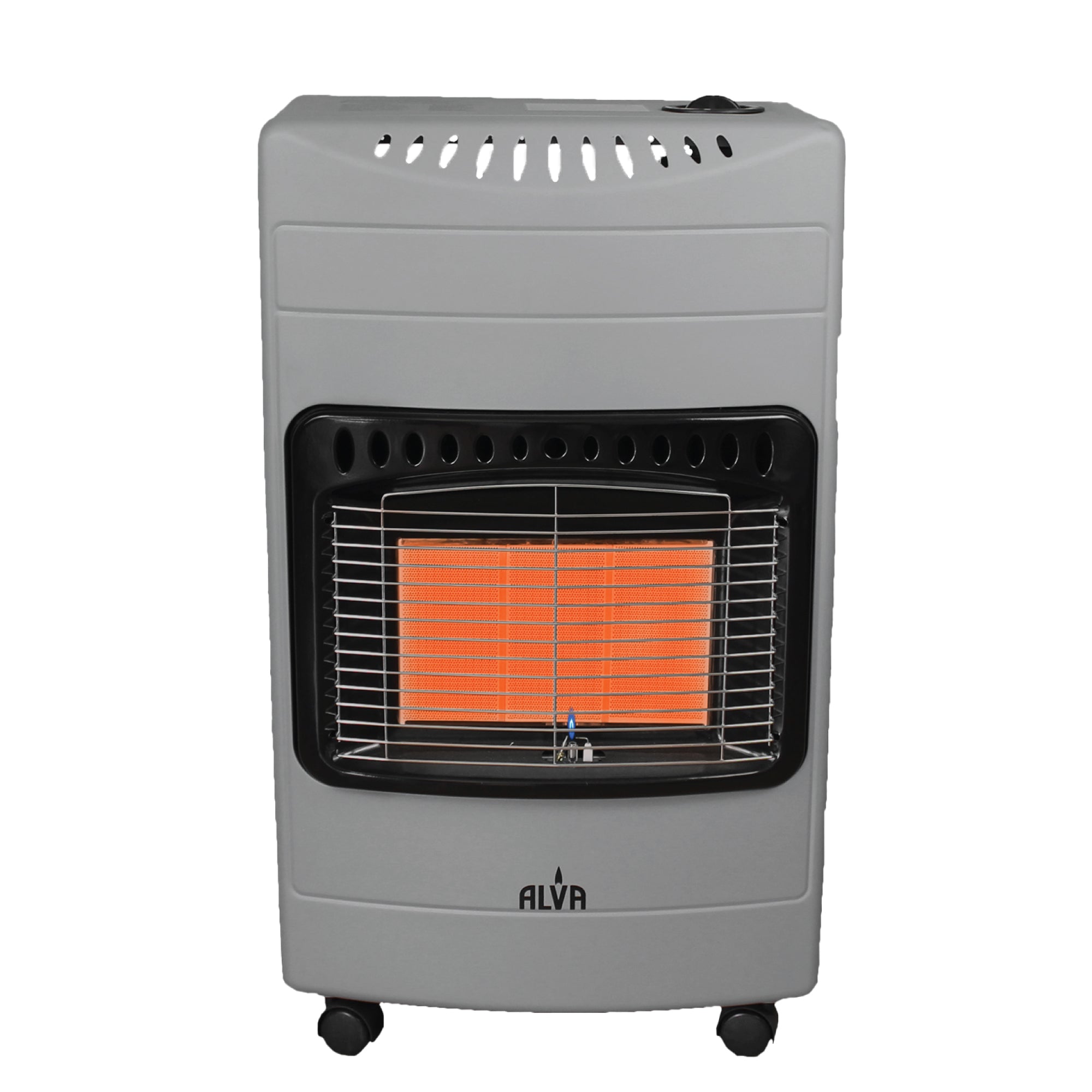 3-Panel Luxurious Infrared Radiant Indoor Gas Heater - Grey
