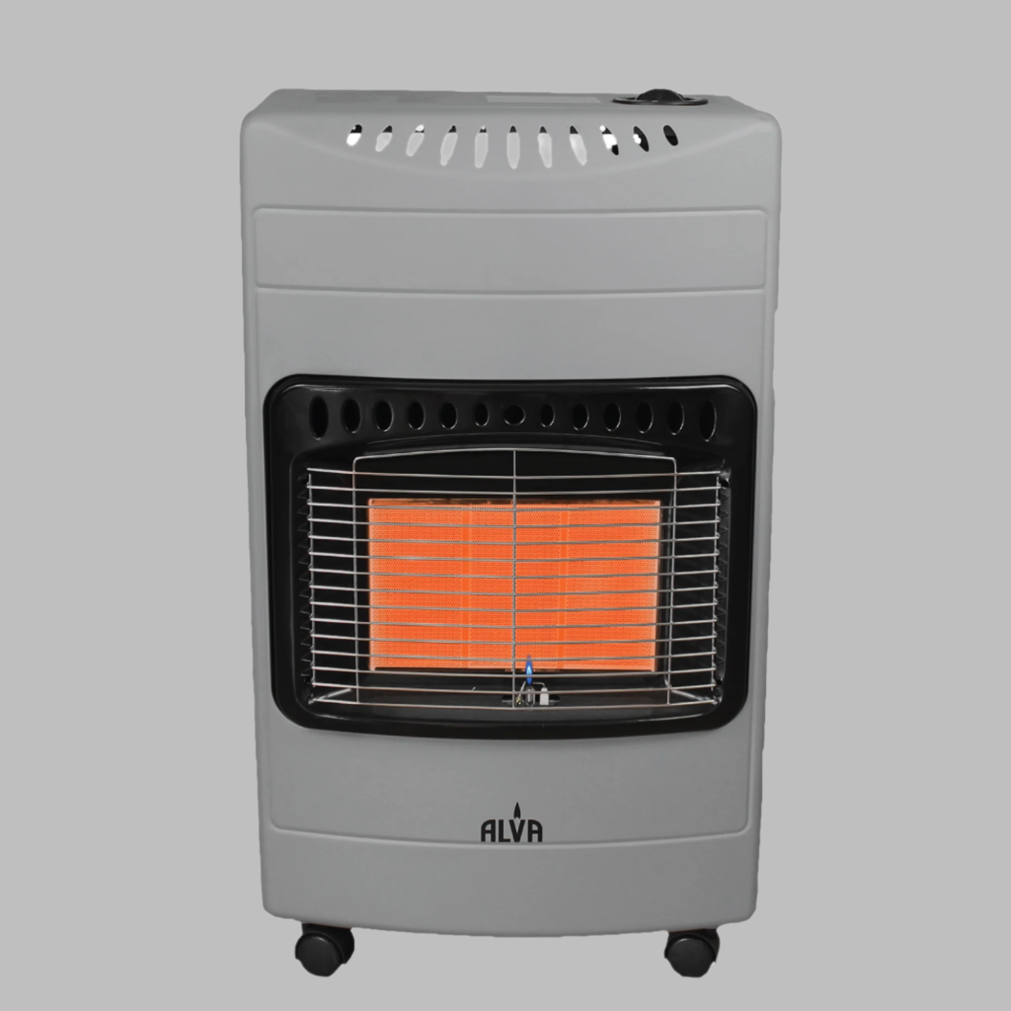 3-Panel Luxurious Infrared Radiant Indoor Gas Heater - Grey