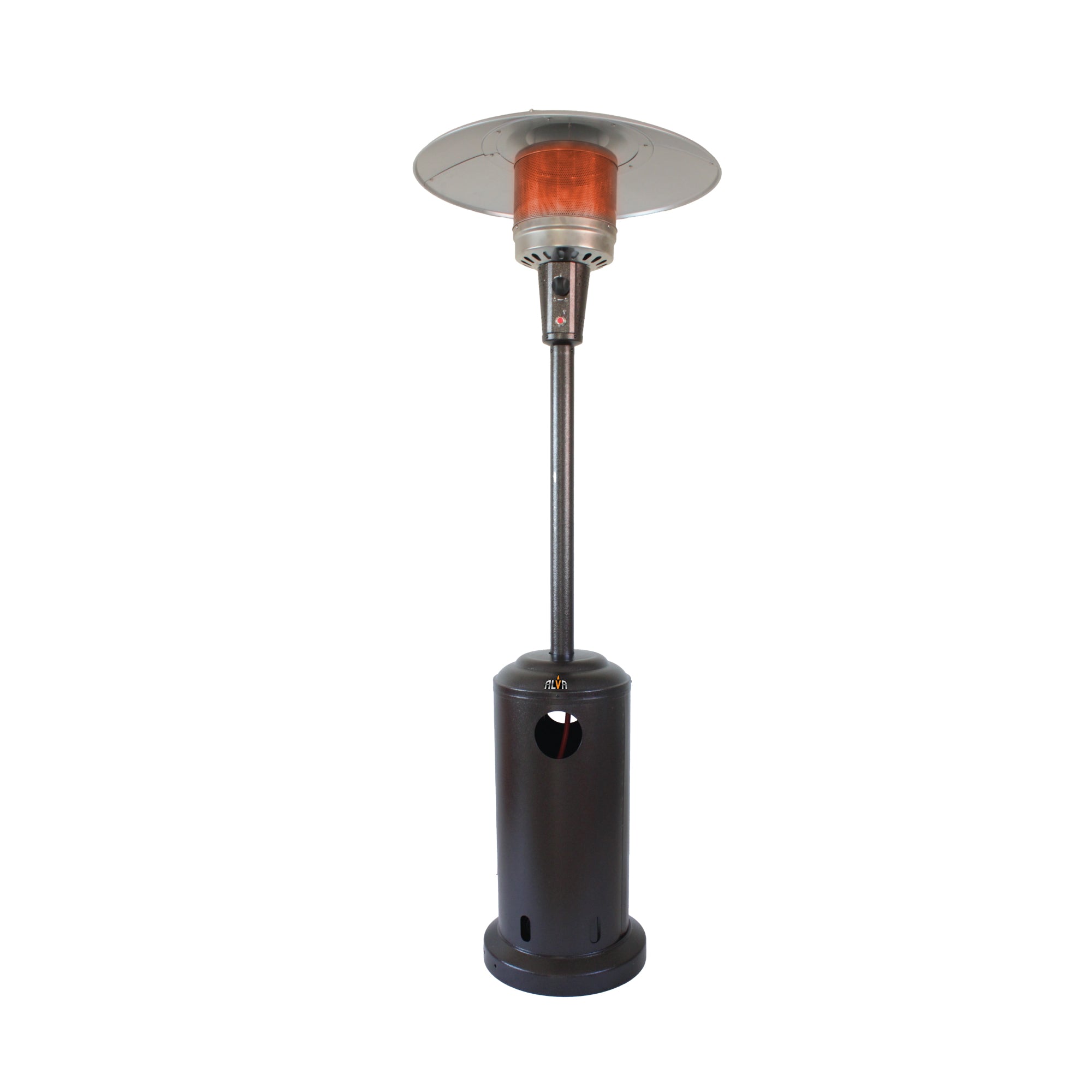 Gas Patio Heater - Bronze Hammertone Cabinet