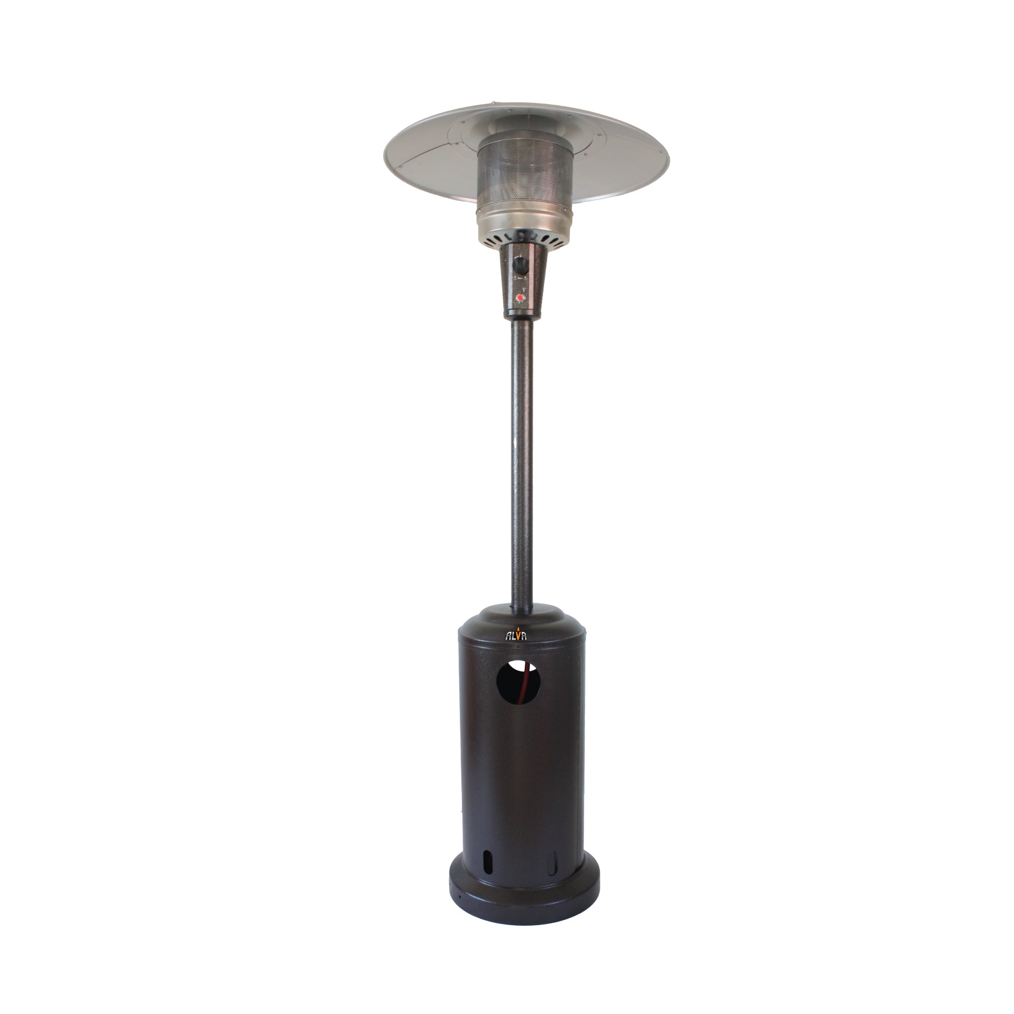 Gas Patio Heater - Bronze Hammertone Cabinet