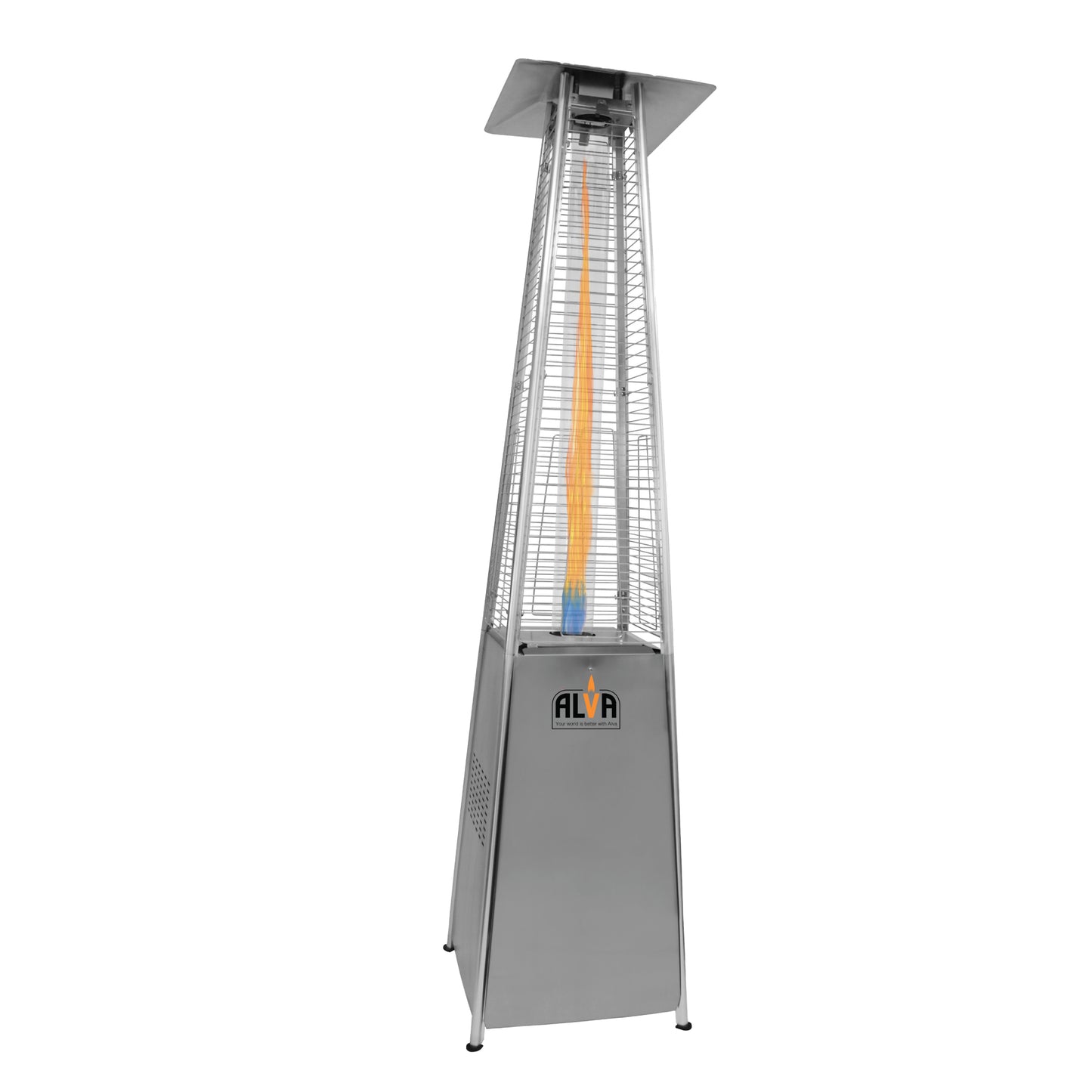 DESIGNER QUARTZ-GLASS GAS PATIO HEATER