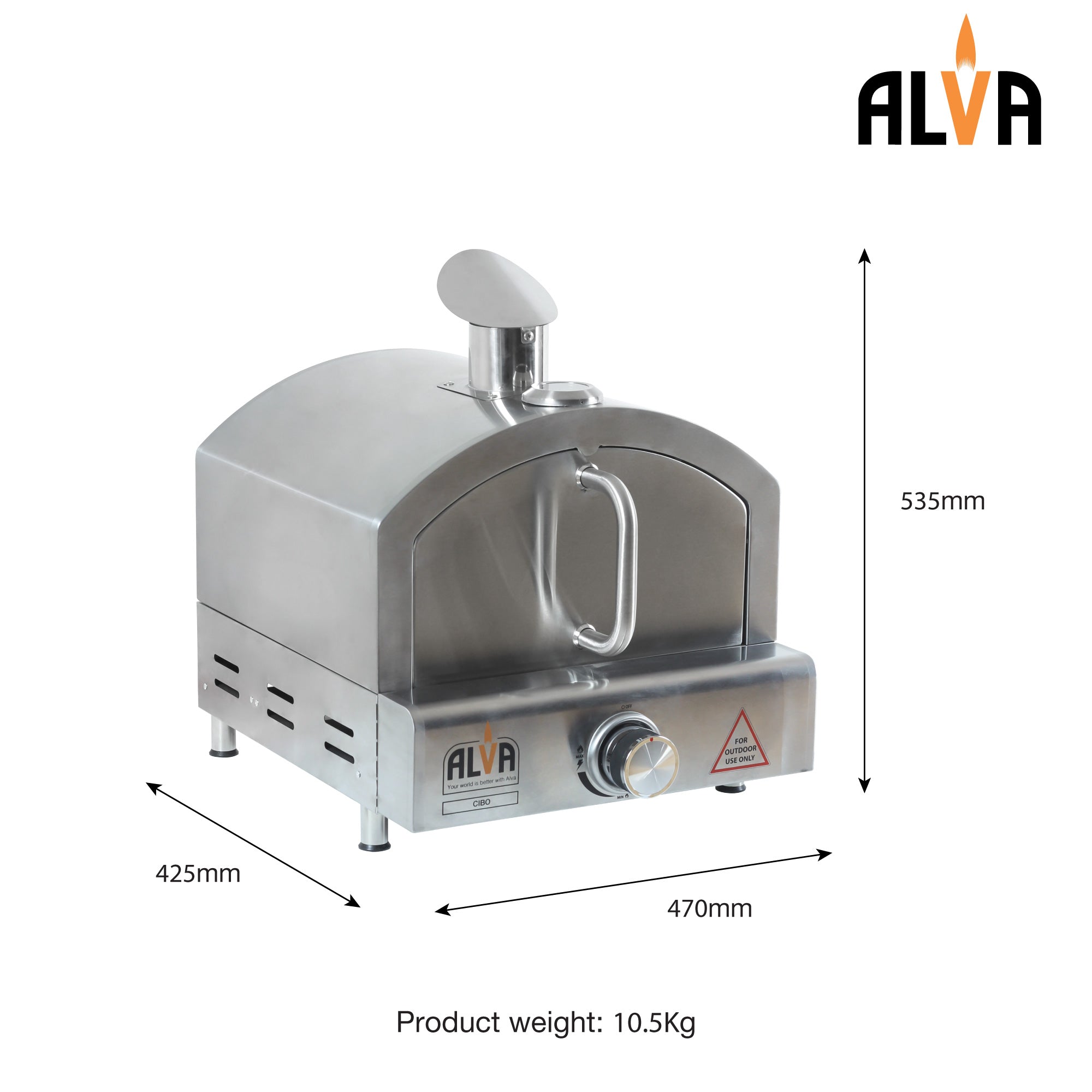 Gas Pizza Oven - Cibo