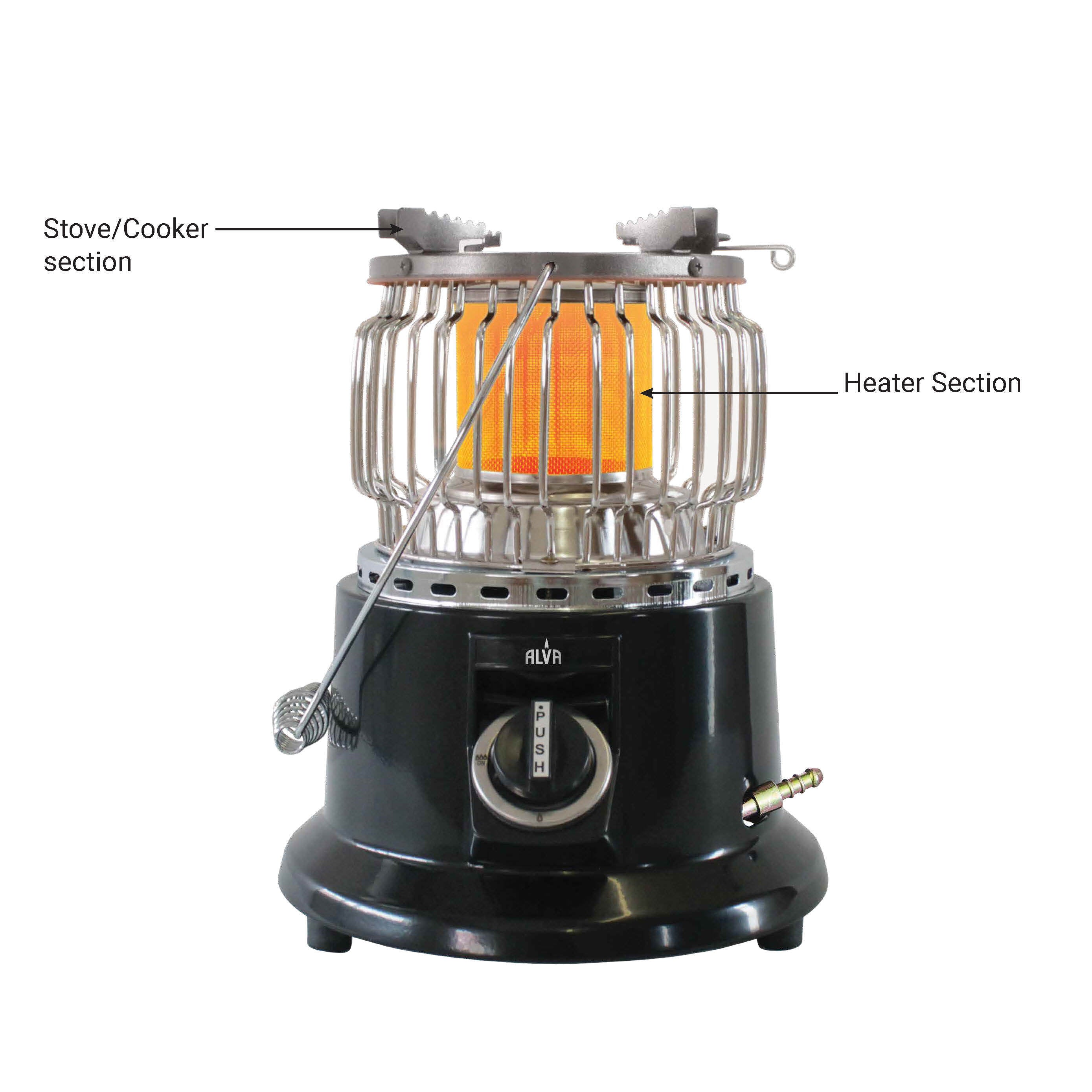 Stove Cooker / Heater Combo