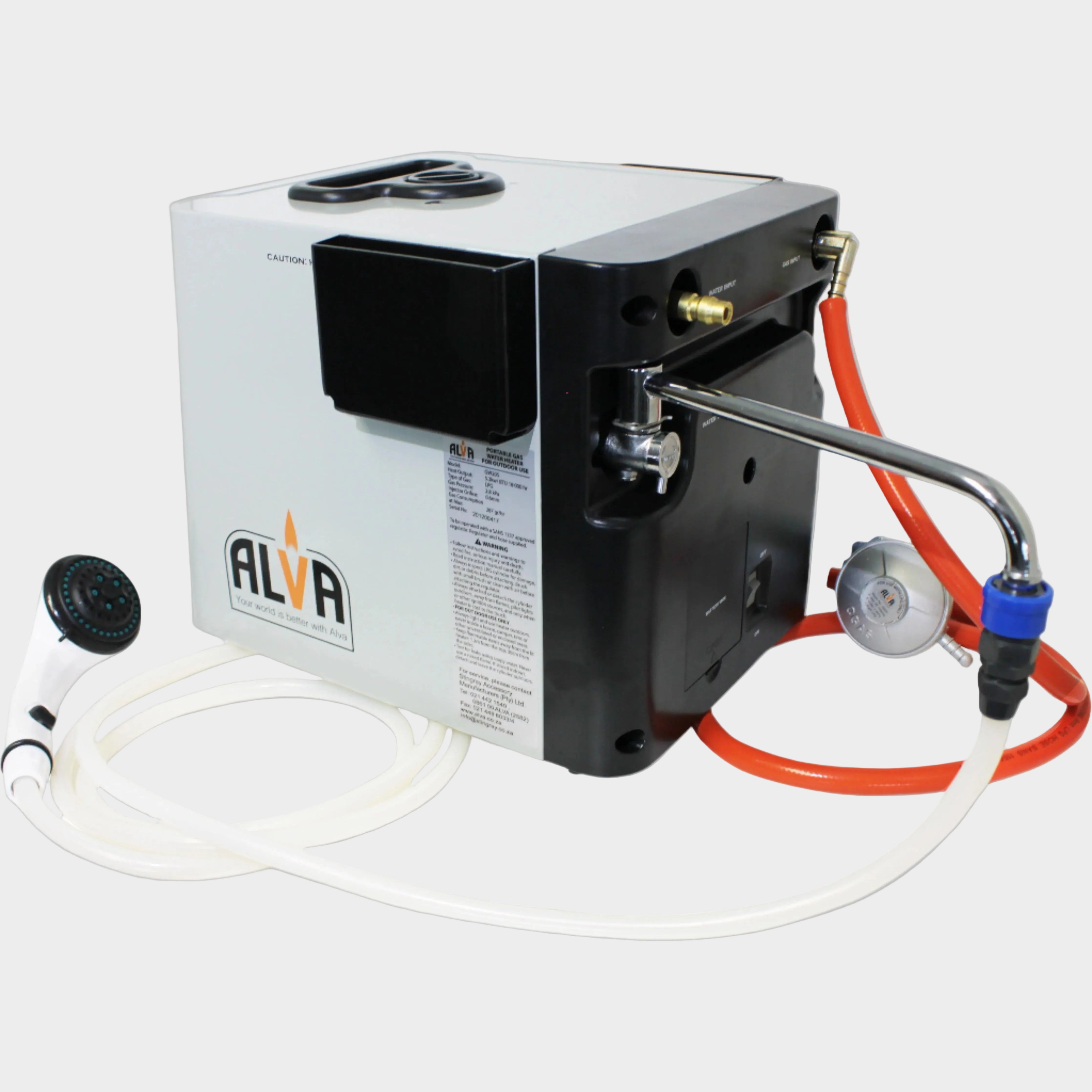 ALVA - MINI PORTABLE GAS WATER HEATER (CAMPING, 4X4ING, FISHING)