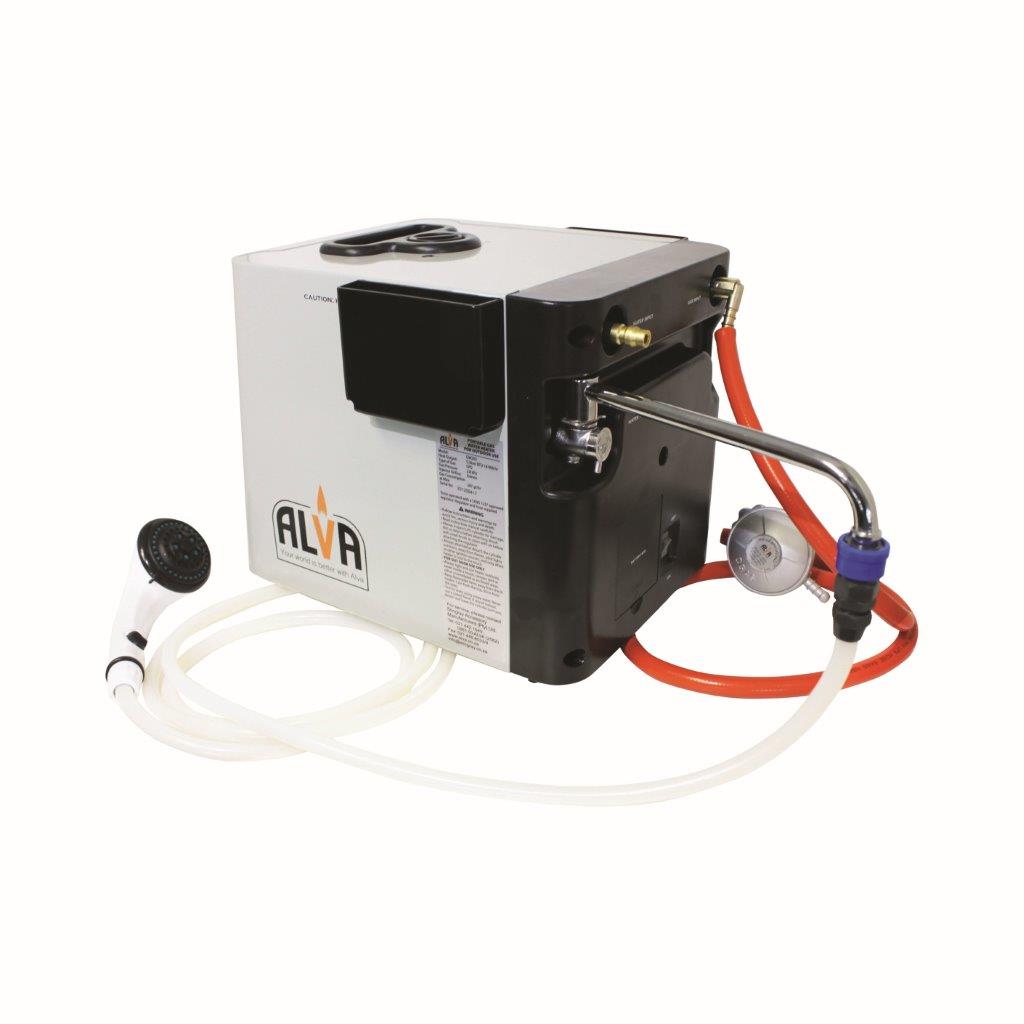 Shower Head with Hose & Tap Connector for Alva GW205 Portable Gas Water Heater