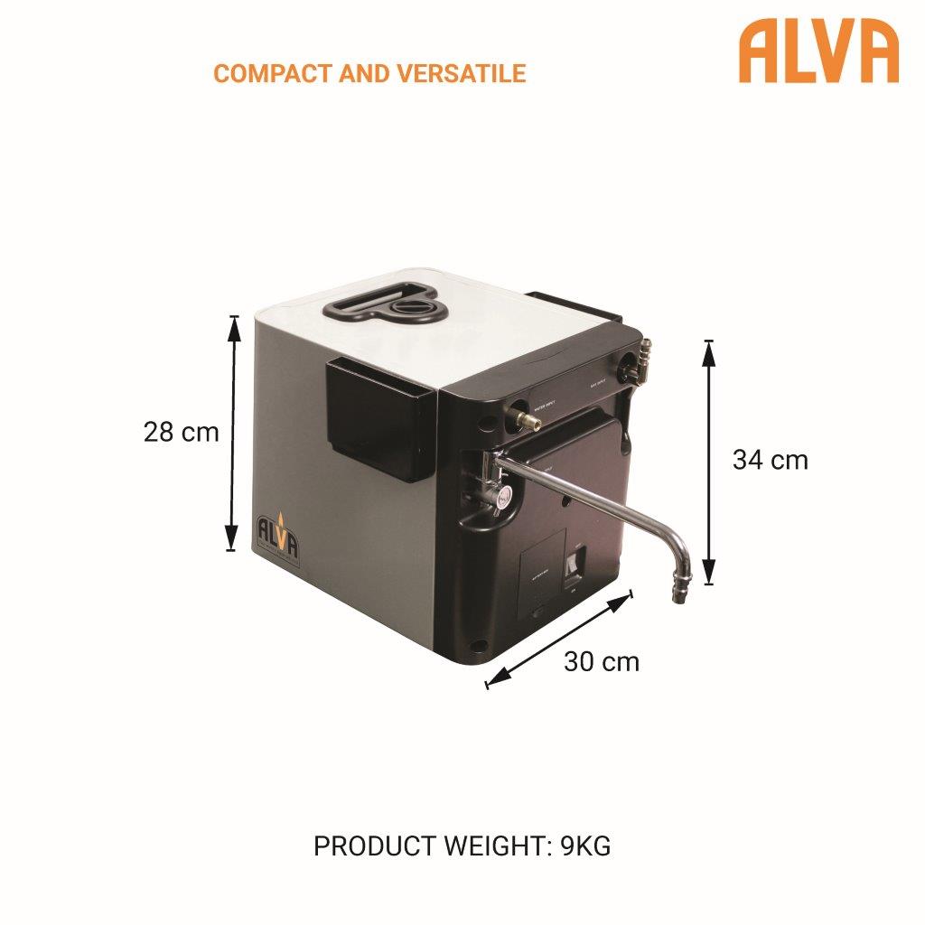 Shower Head with Hose & Tap Connector for Alva GW205 Portable Gas Water Heater