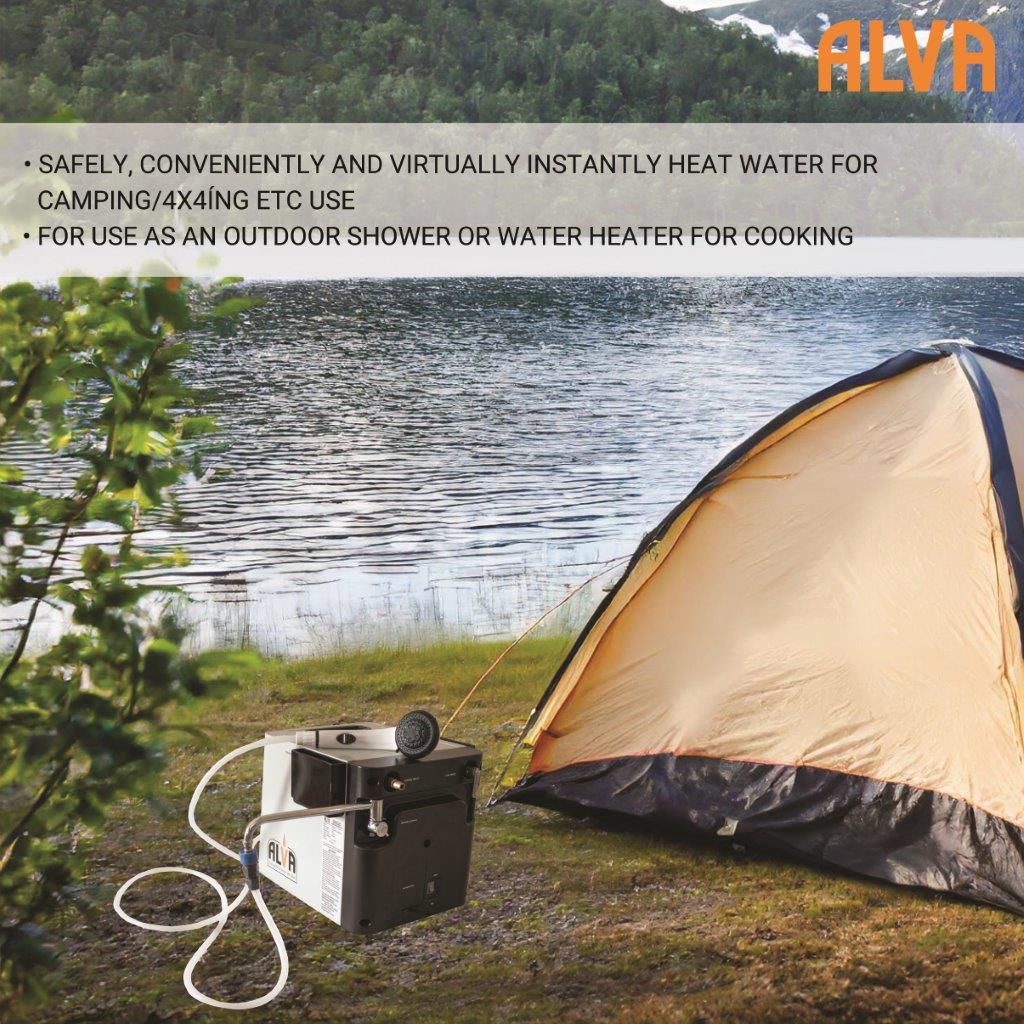 Mini Portable Gas Water Heater (Camping, 4x4ing, Fishing)