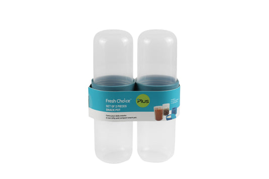 Fresh Choice | Lockit Set of 2 Snack Pot | Food Storage