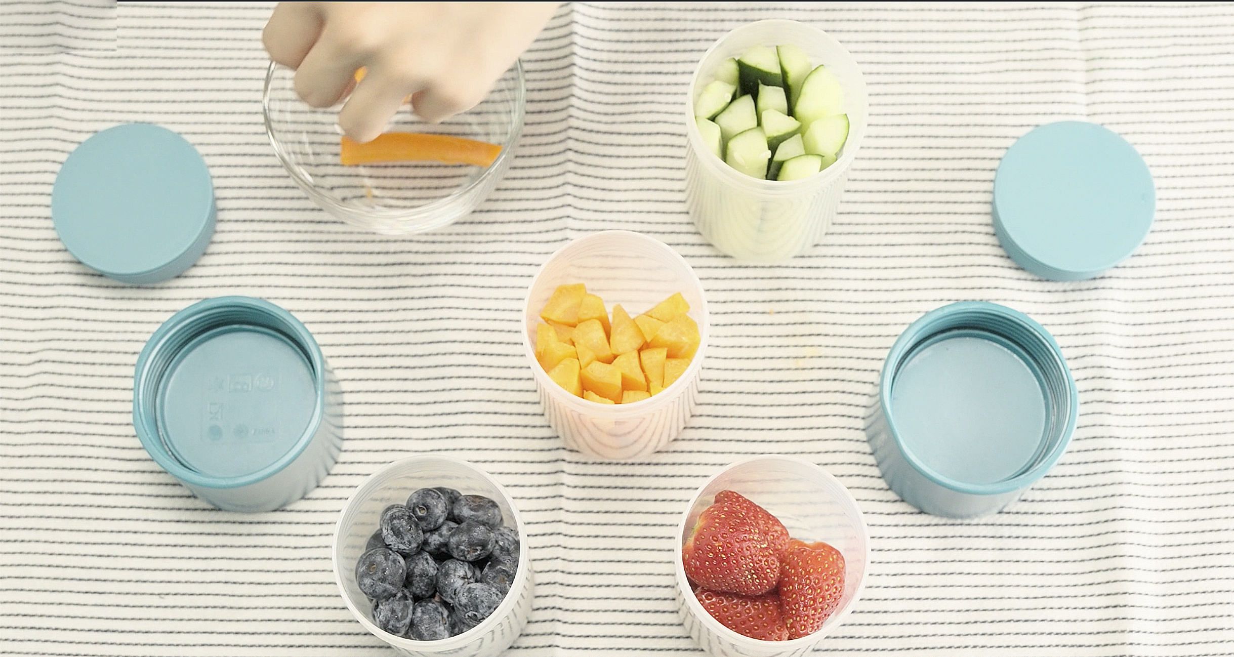 Fresh Choice | Lockit Set of 2 Snack Pot | Food Storage