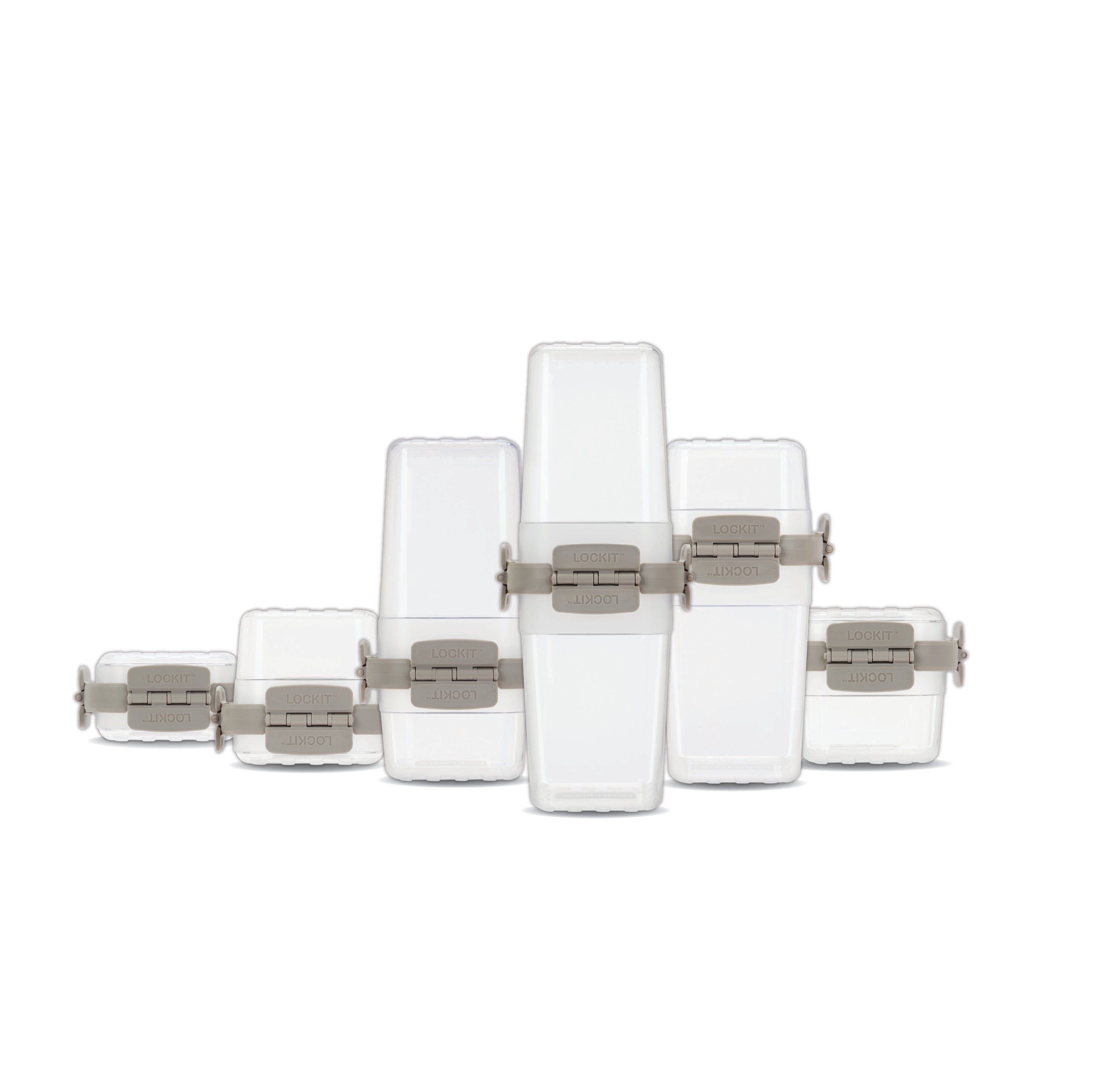 Fresh Choice | Lockit Square Various 18-Piece Set | Modular Food Storage