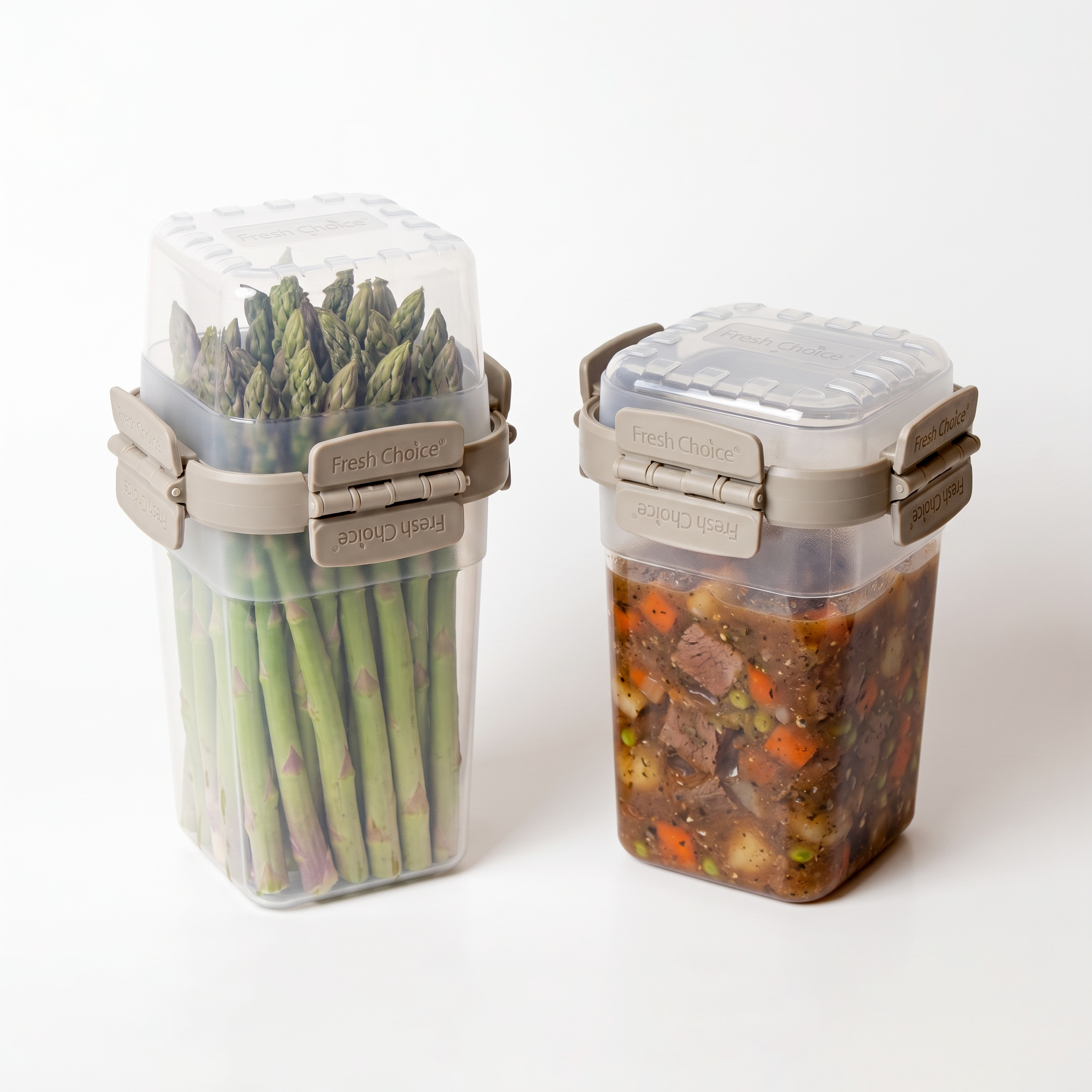 Fresh Choice | Lockit Square Large 6-Piece Set | Modular Food Storage