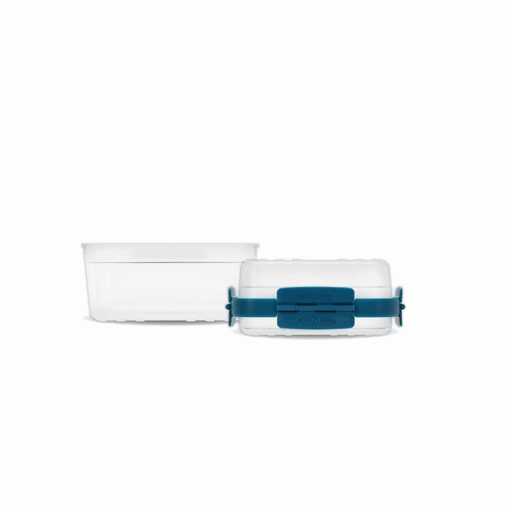 Fresh Choice | Lockit Rectangle Midi 4-Piece Set | Modular Food Storage