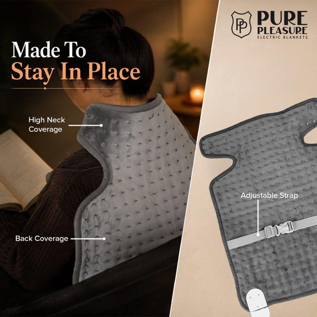 Electric Heating Pad – Neck & Back Relief