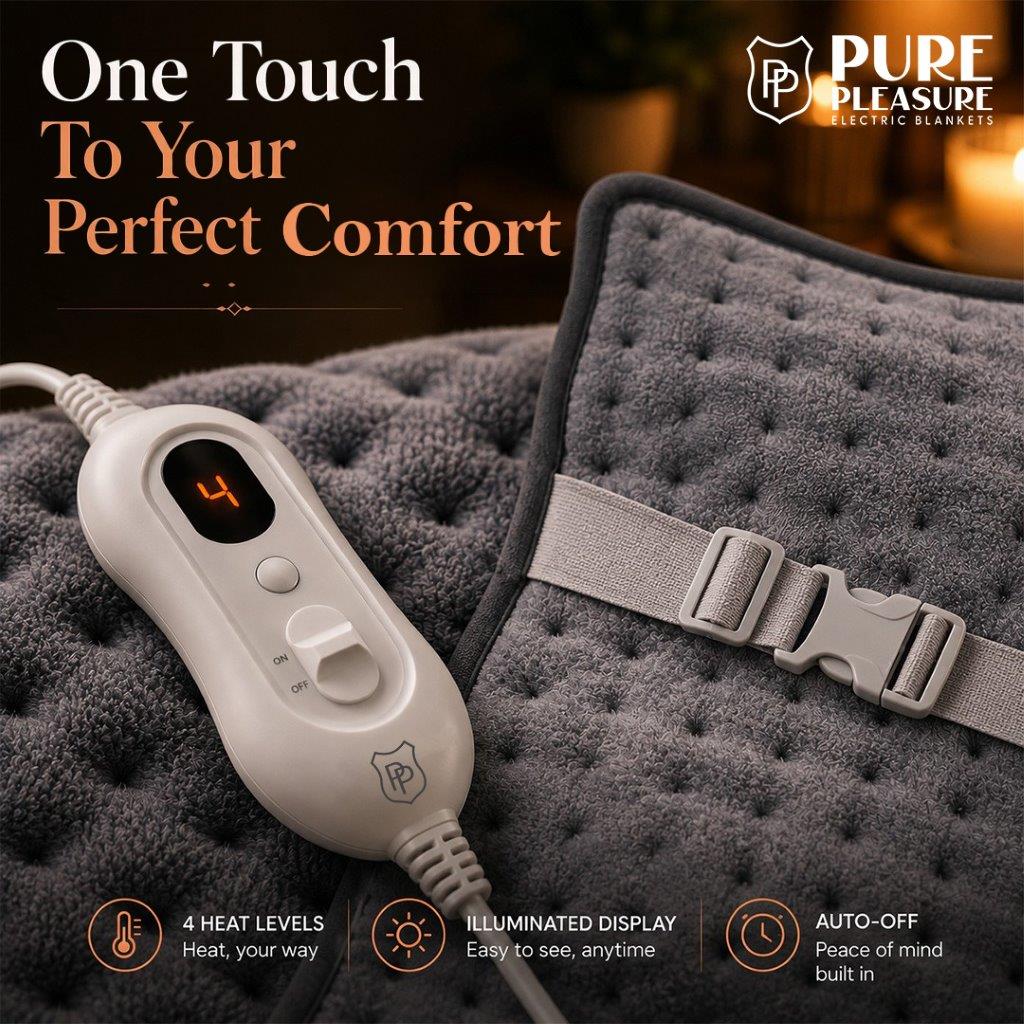 Electric Heating Pad – Neck & Back Relief