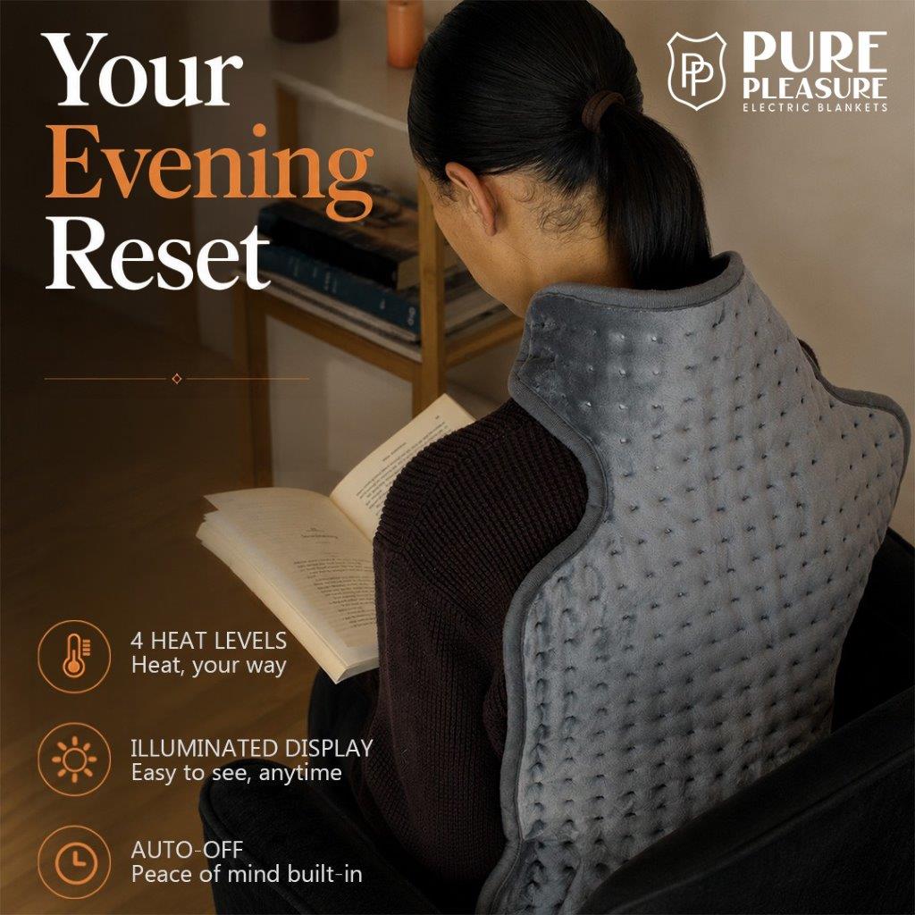 Electric Heating Pad – Neck & Back Relief