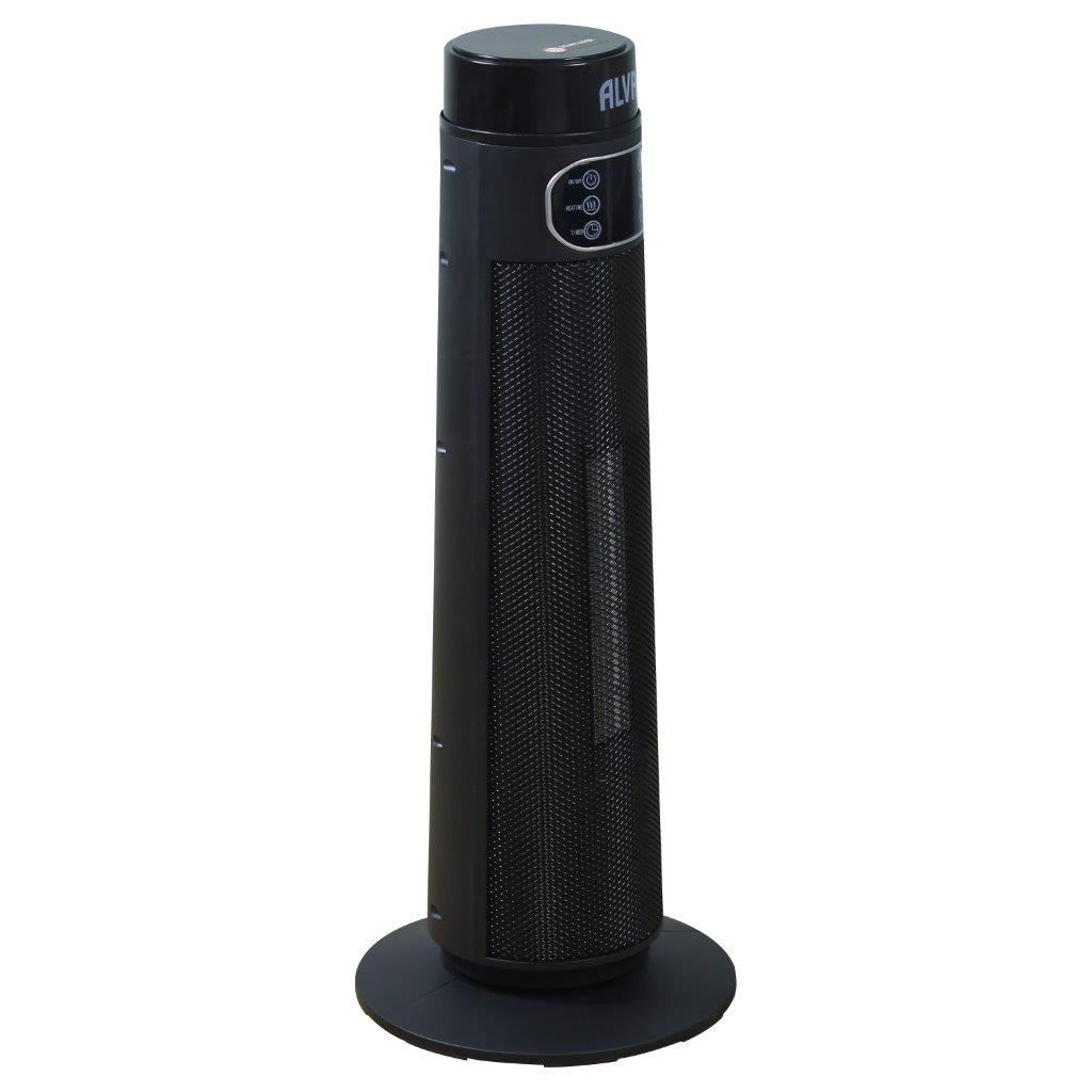 Electric Tower Fan Heater | Light Effect Design | LED Display Panel | Remote Control
