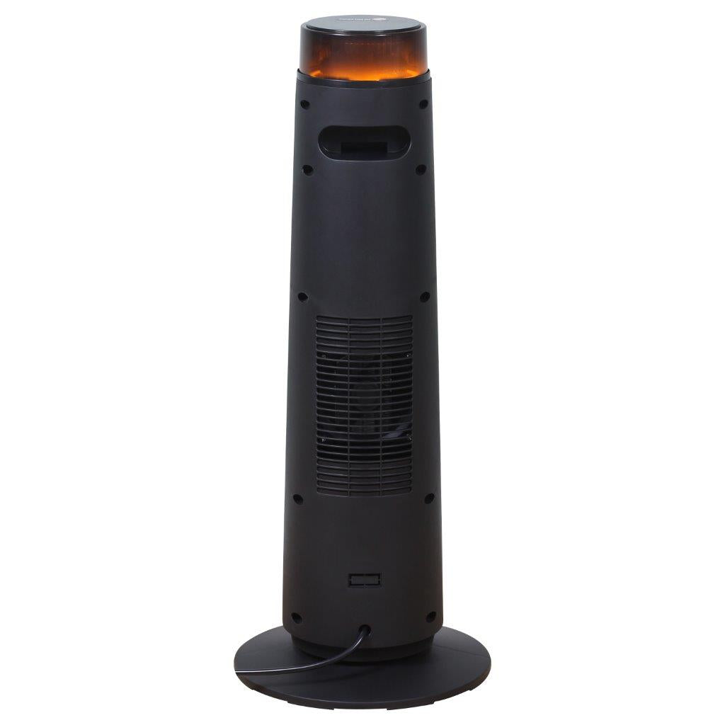 Electric Tower Fan Heater | Light Effect Design | LED Display Panel | Remote Control