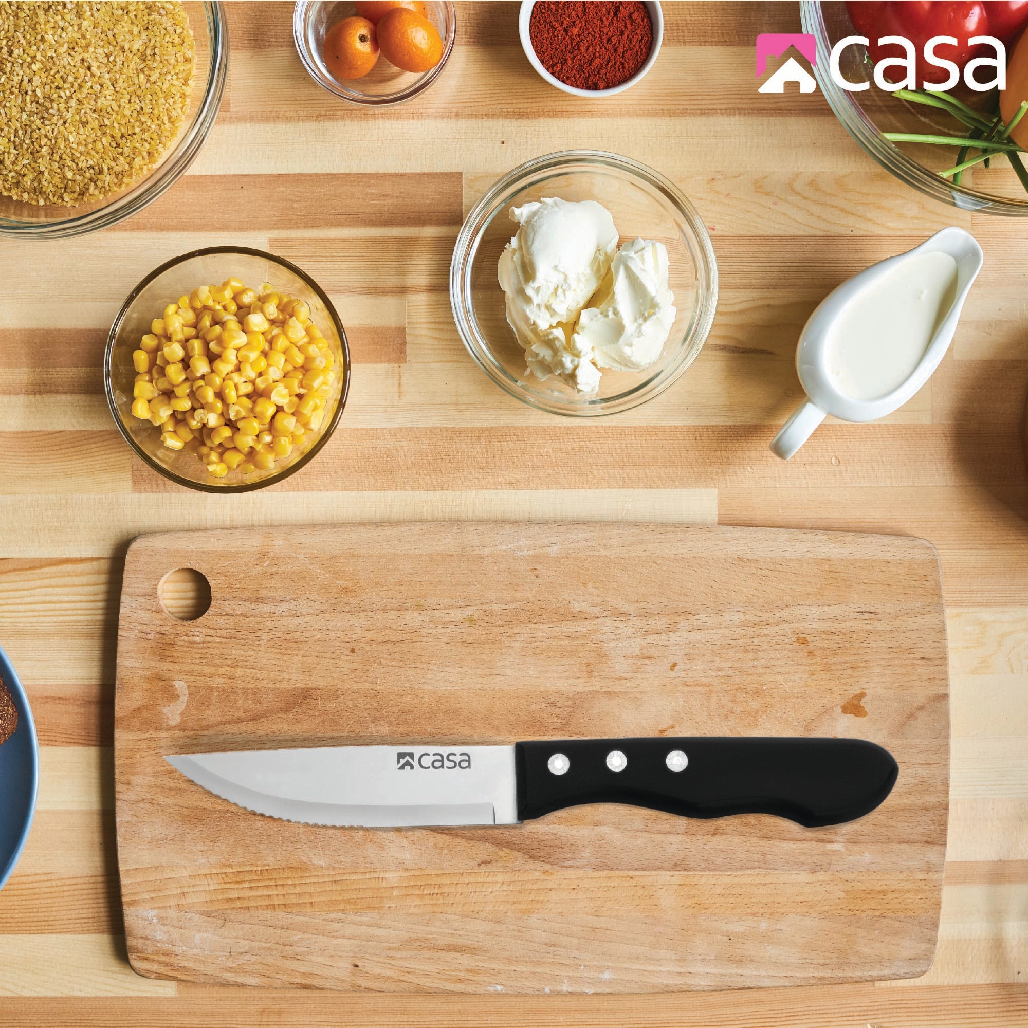 4Pc Steakhouse Knife Set - Lazio