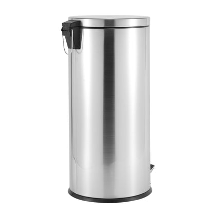ROMA 30L S/S PEDAL BIN - SILVER