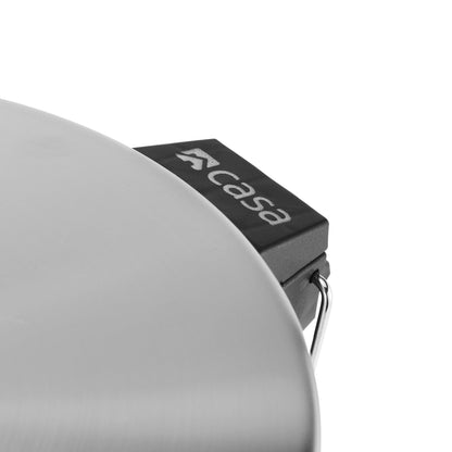 ROMA 30L S/S PEDAL BIN - SILVER