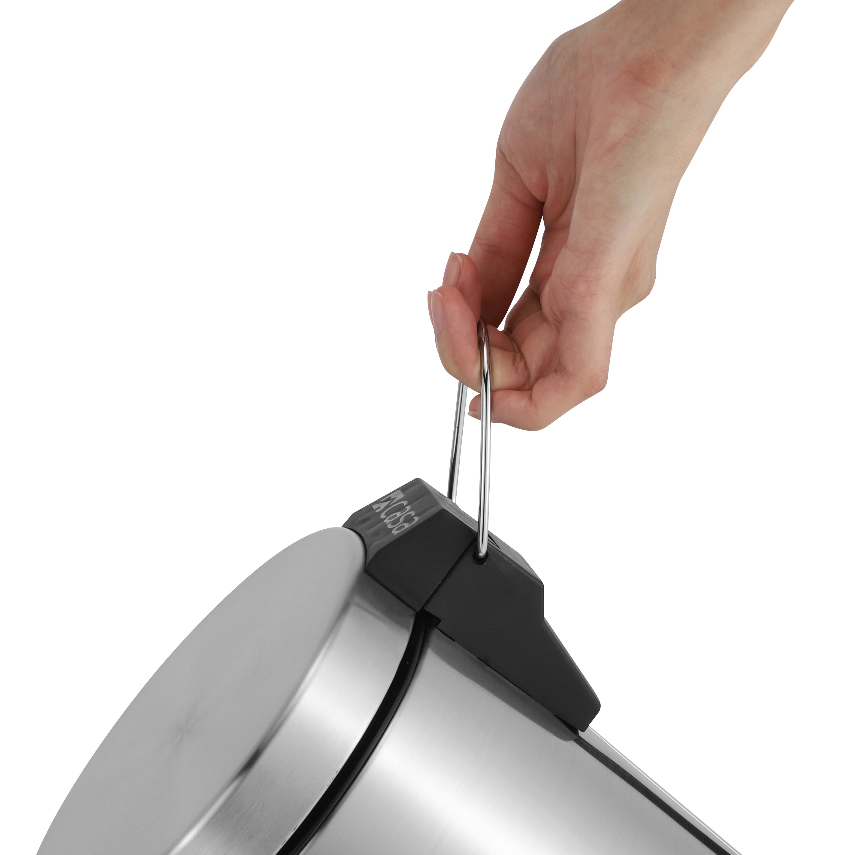 3L Steel Pedal Bin - Roma