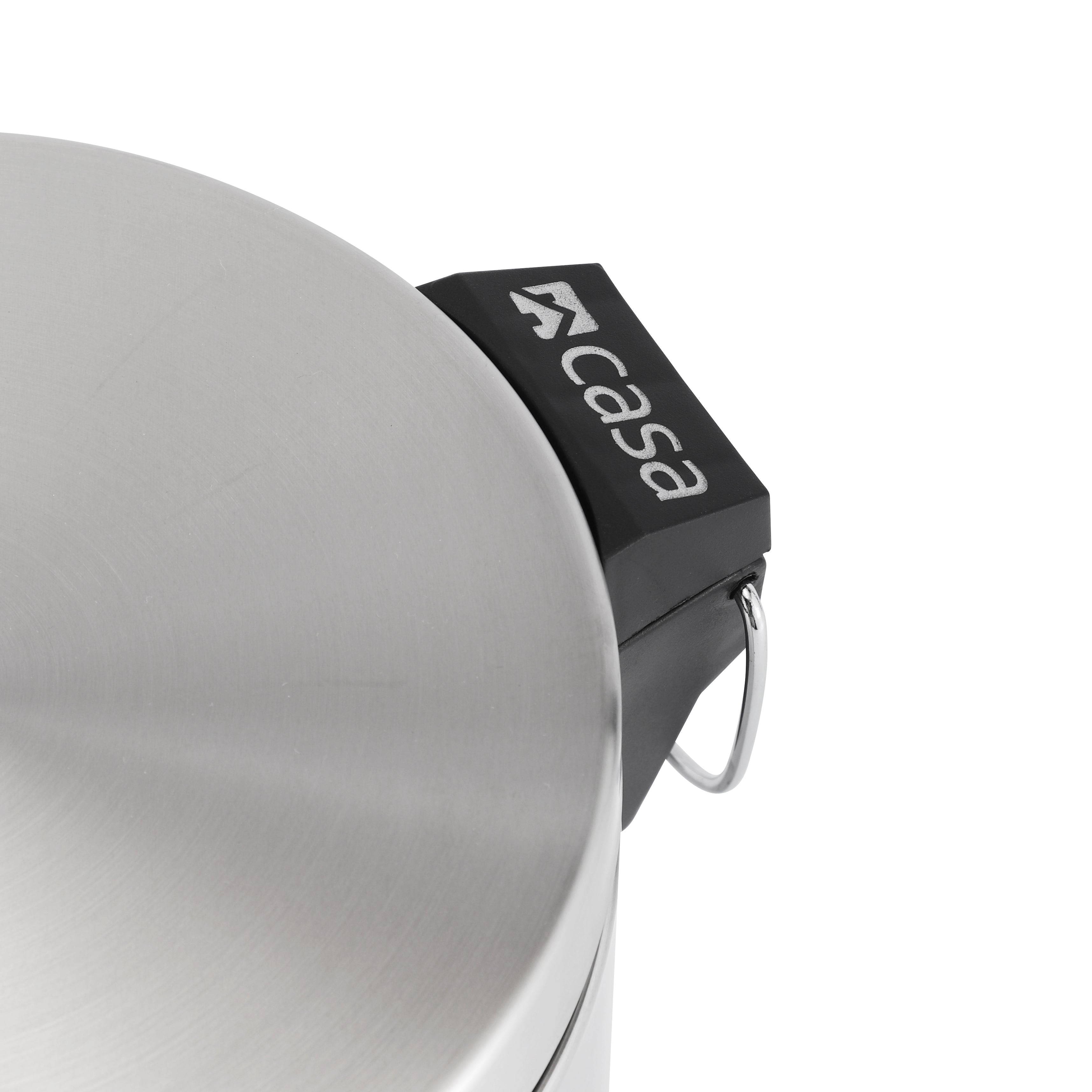 5L Steel Pedal Bin - Roma