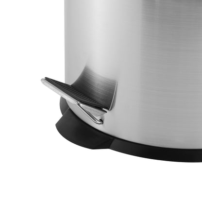 ROMA 30L S/S PEDAL BIN - SILVER