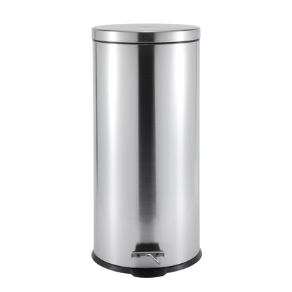 ROMA 30L S/S PEDAL BIN - SILVER