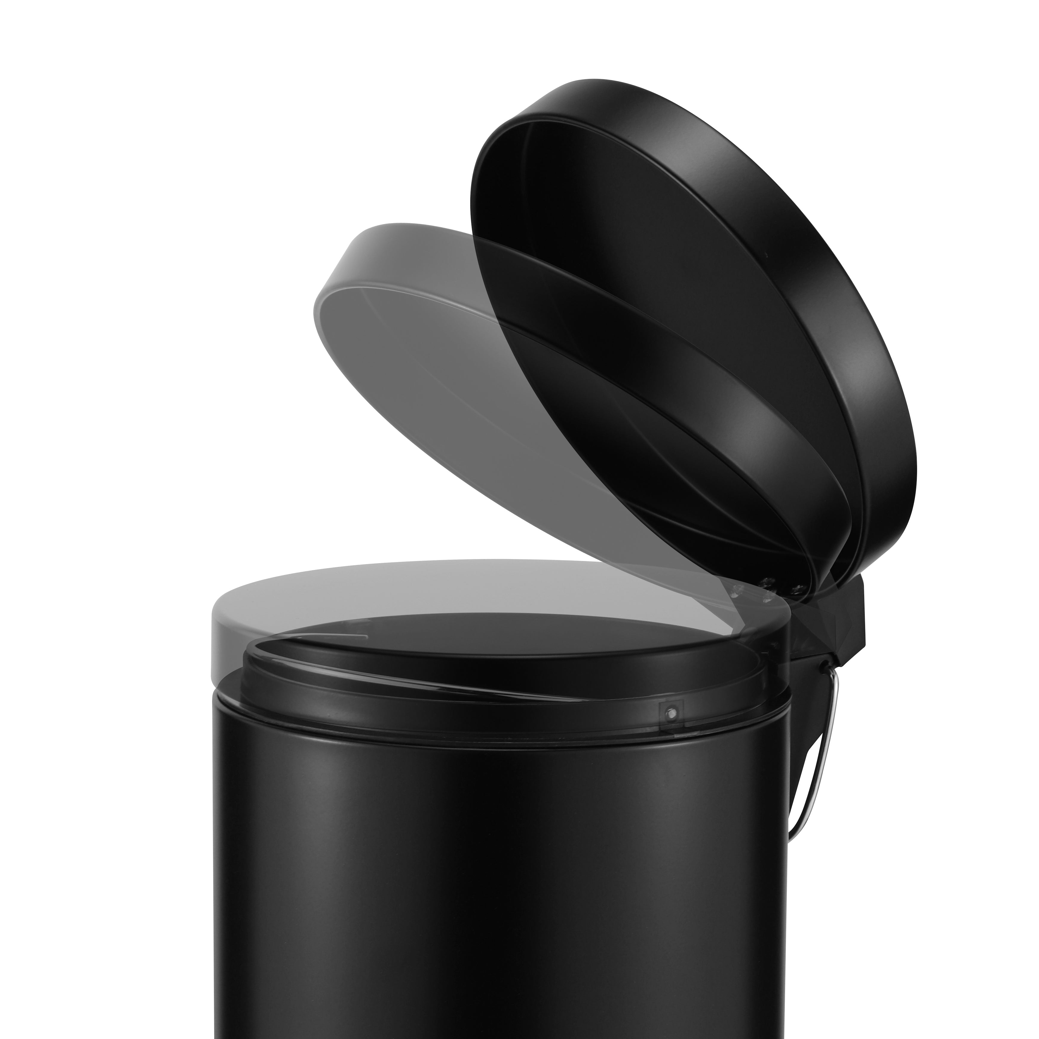 5L Steel Pedal Bin - Roma