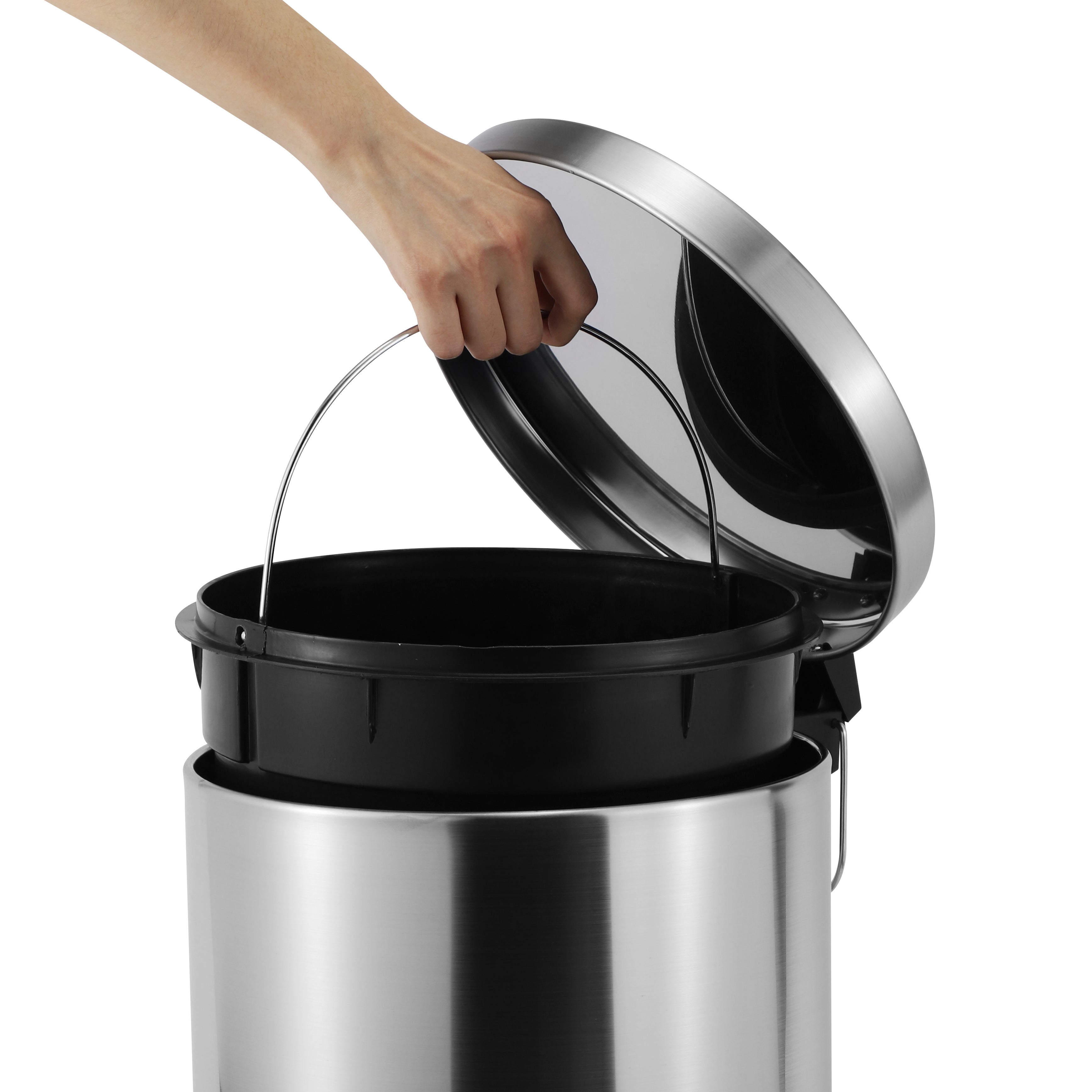 20L Steel Pedal Bin - Roma