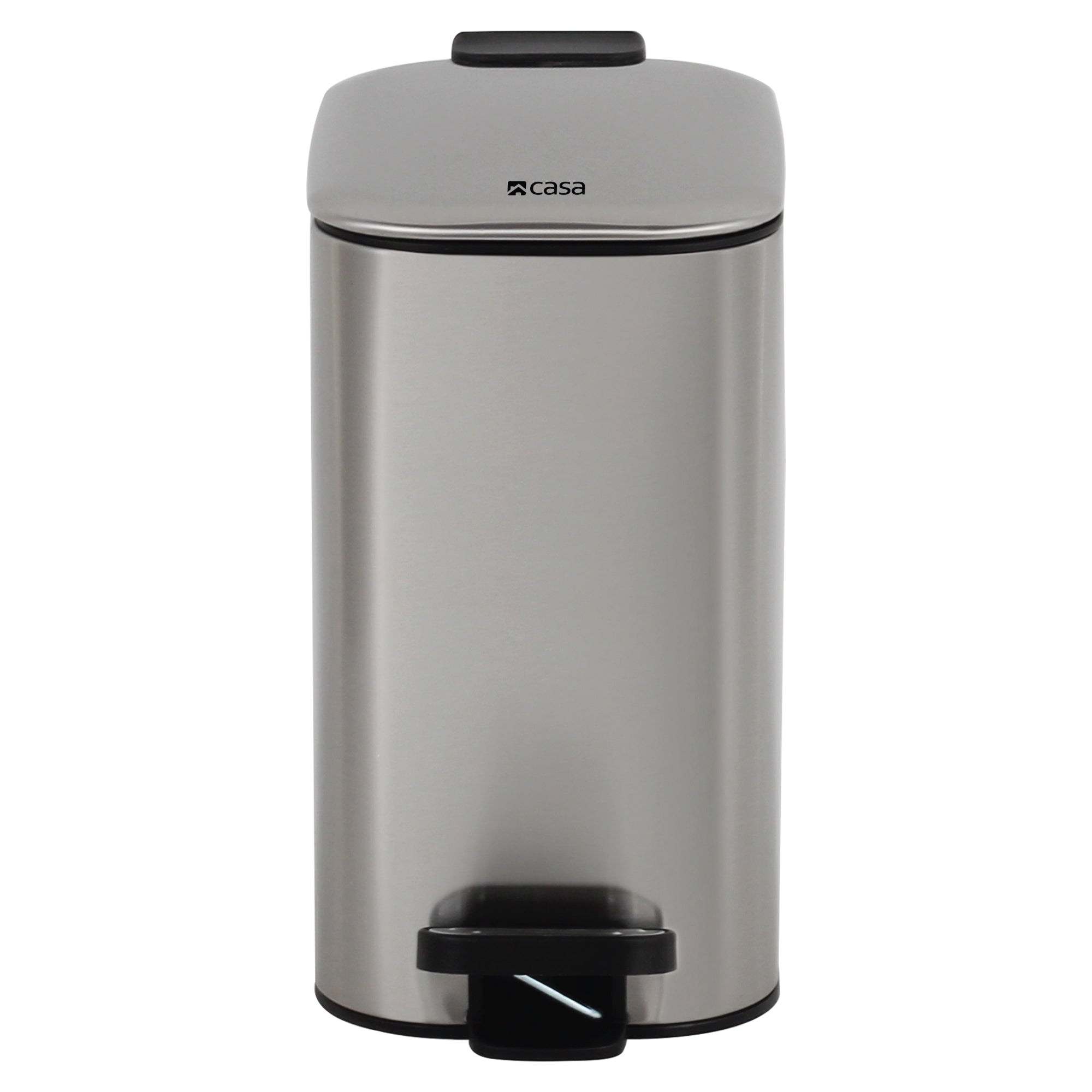 6L Steel Pedal Bin | Slimline Rectangle | Portofino