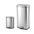 5L + 30L Steel Pedal Bin Set | Rectangle | Modena